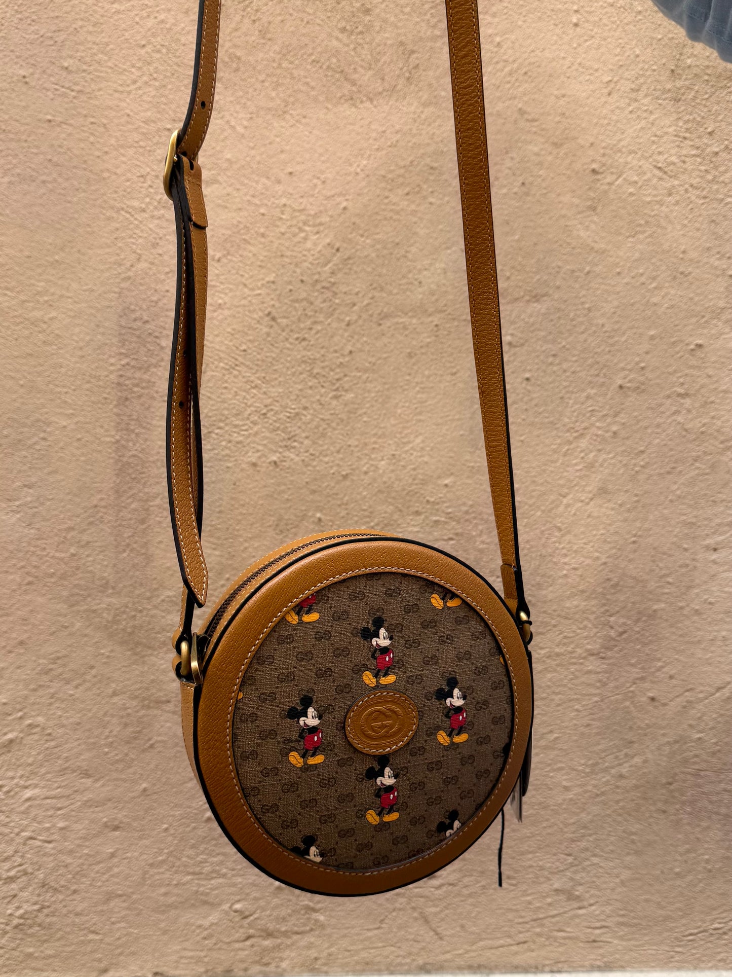 Gucci x Disney Borsa Tonda Monogram Topolino