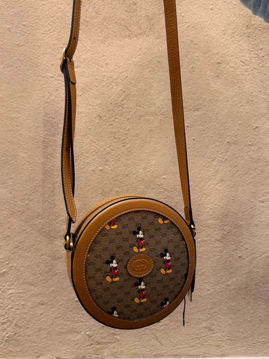 Gucci x Disney Borsa Tonda Monogram Topolino