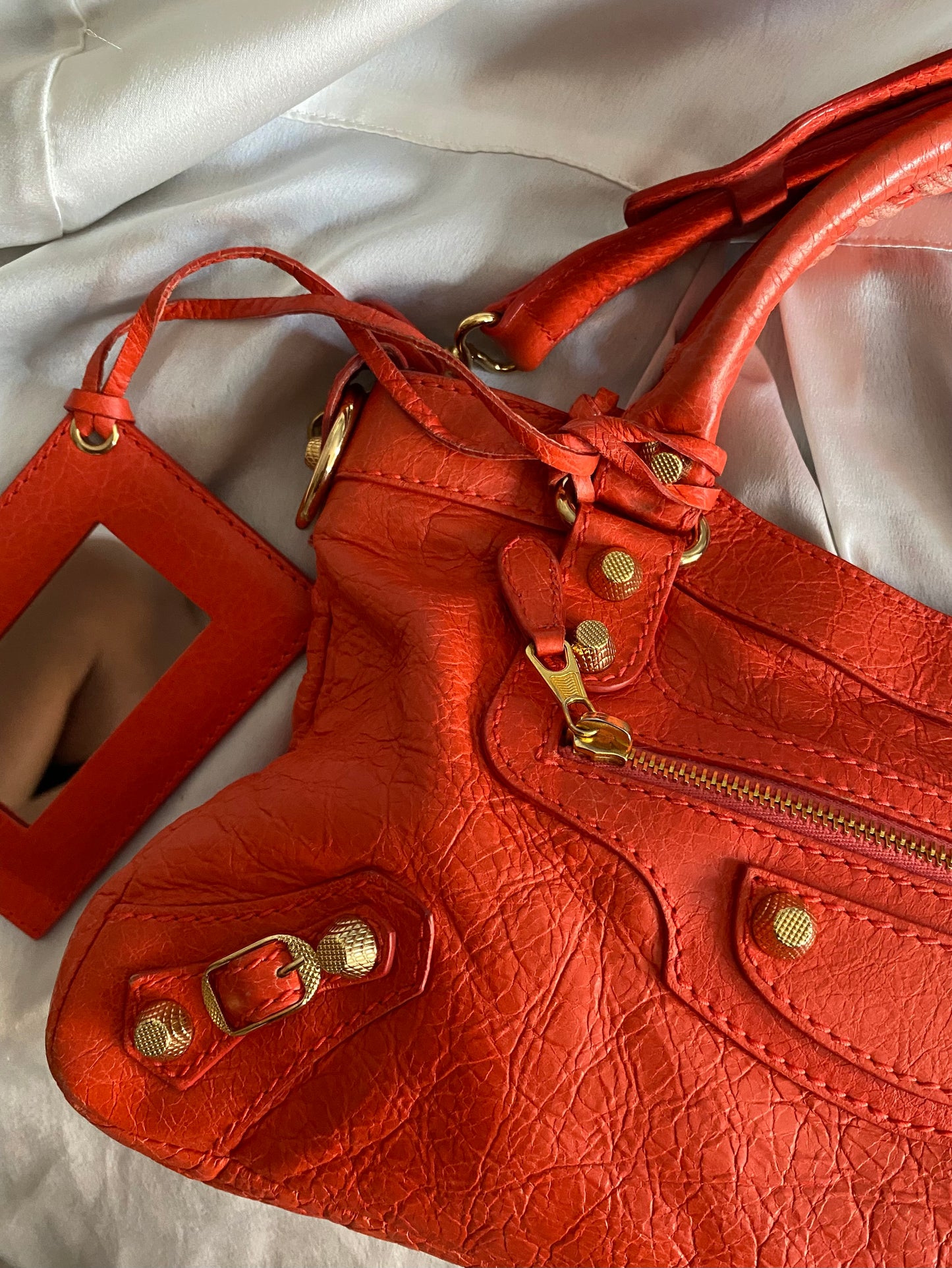 Balenciaga first rose corail ss 2013