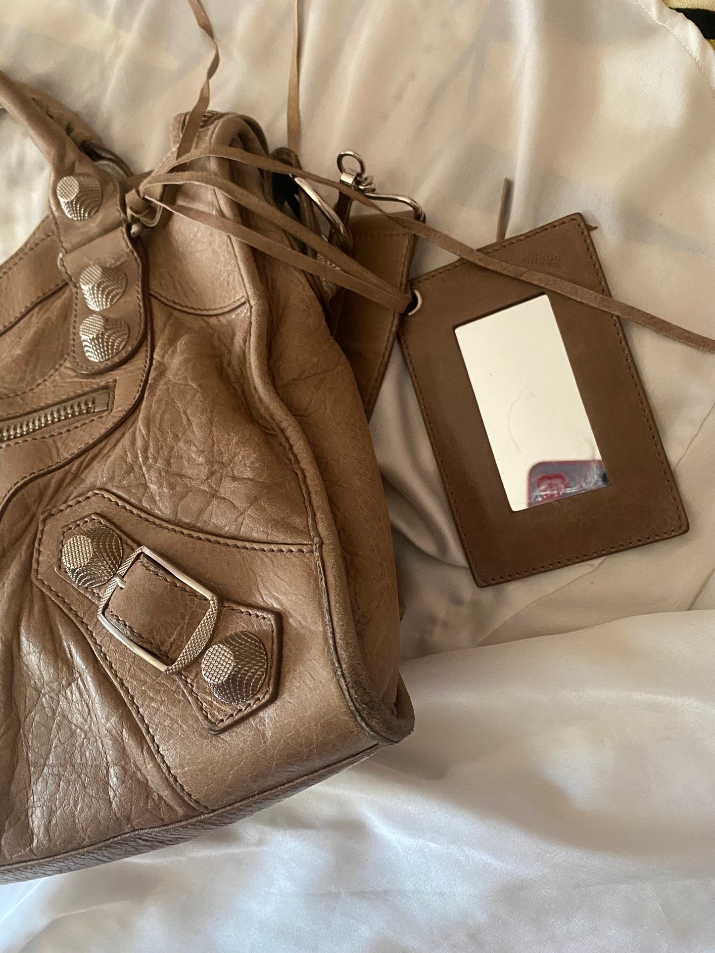 Balenciaga city seigle giant hw silver f/w 2010