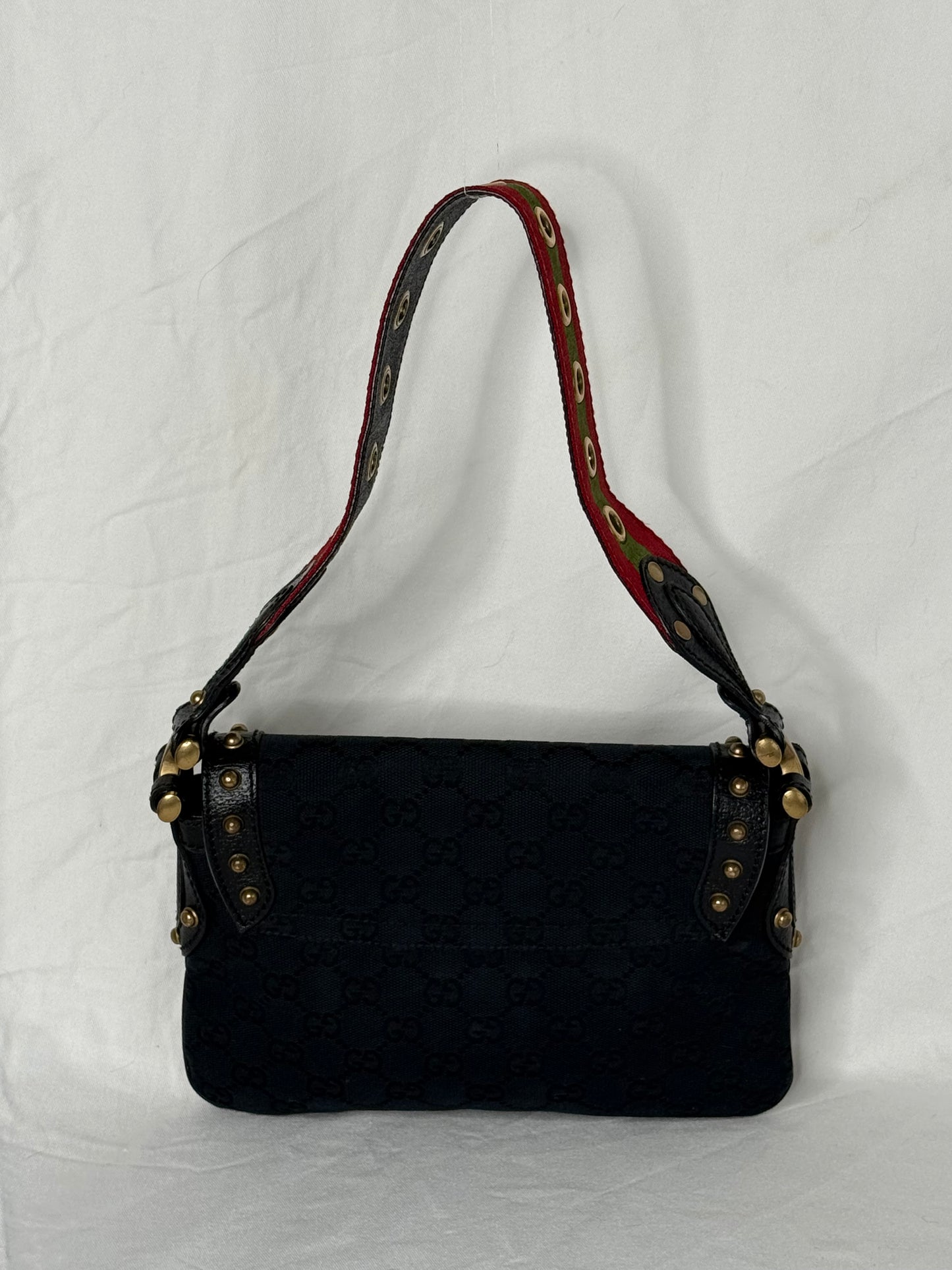 Gucci Pelham horsebit monogram black