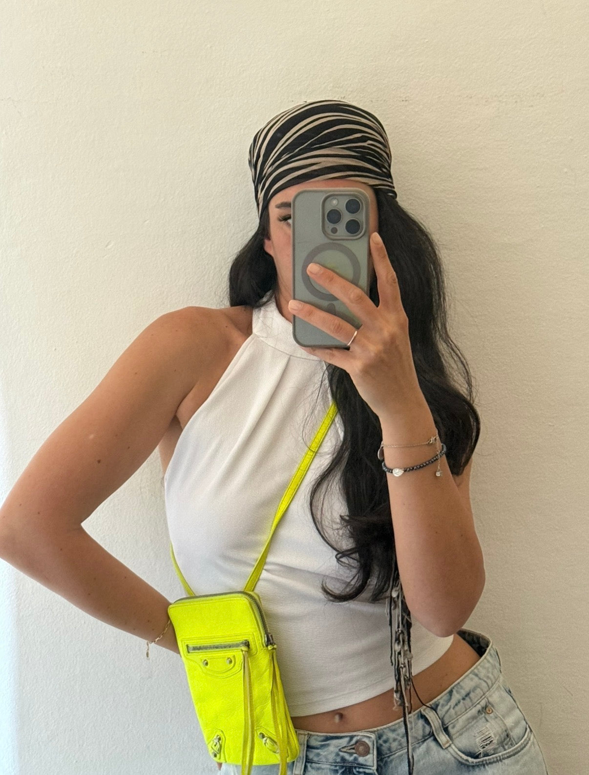 Balenciaga phone holder fw 2016 neon