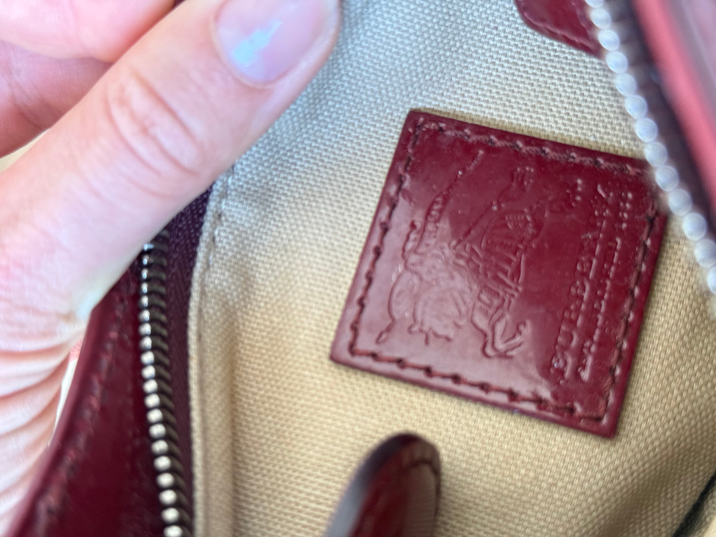 Burberry nova check painted hearts