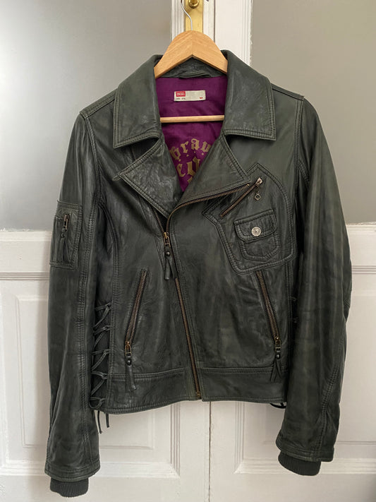 Diesel Corset Leather Jacket