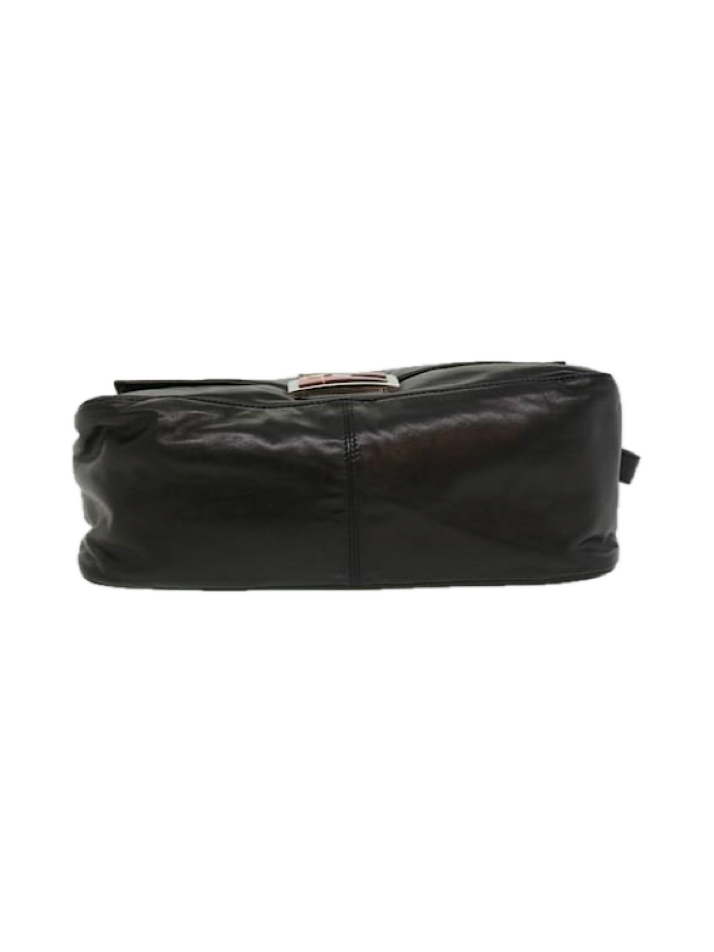 Fendi mom black leather red interior
