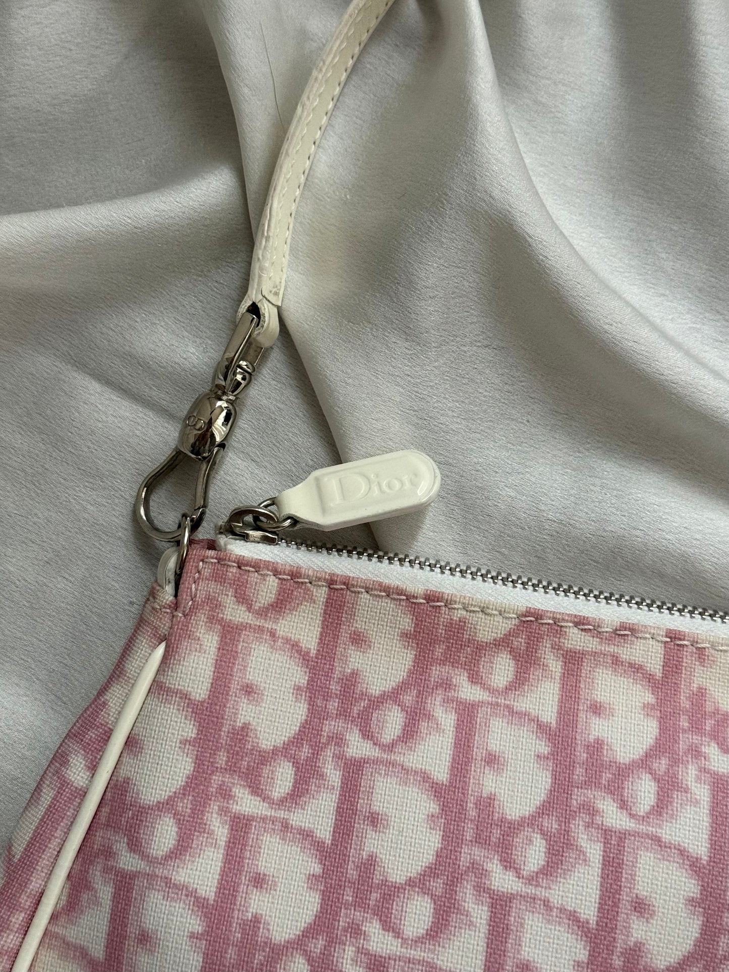 Dior mini saddle monogram rosa