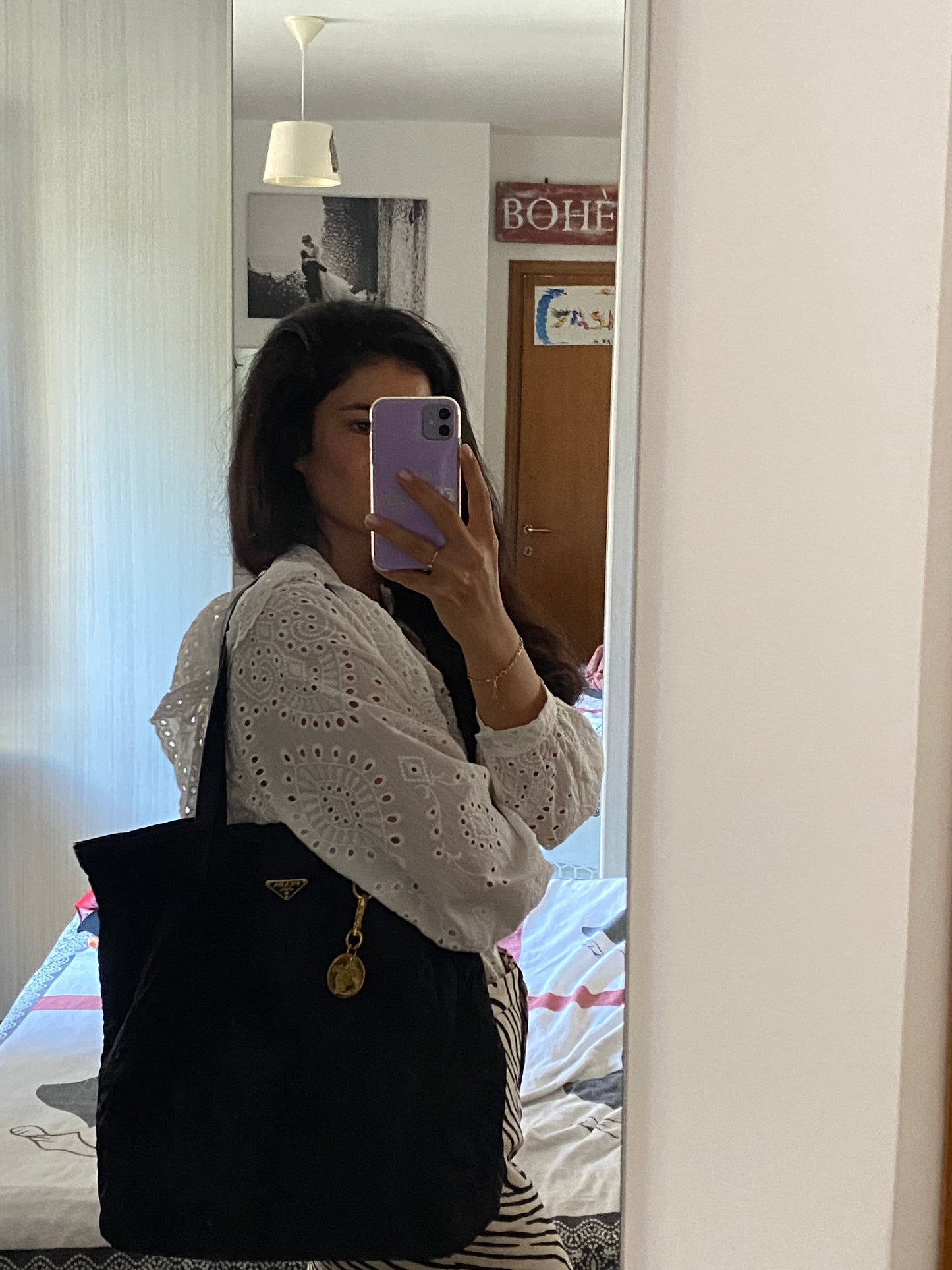 Prada matelassé tote