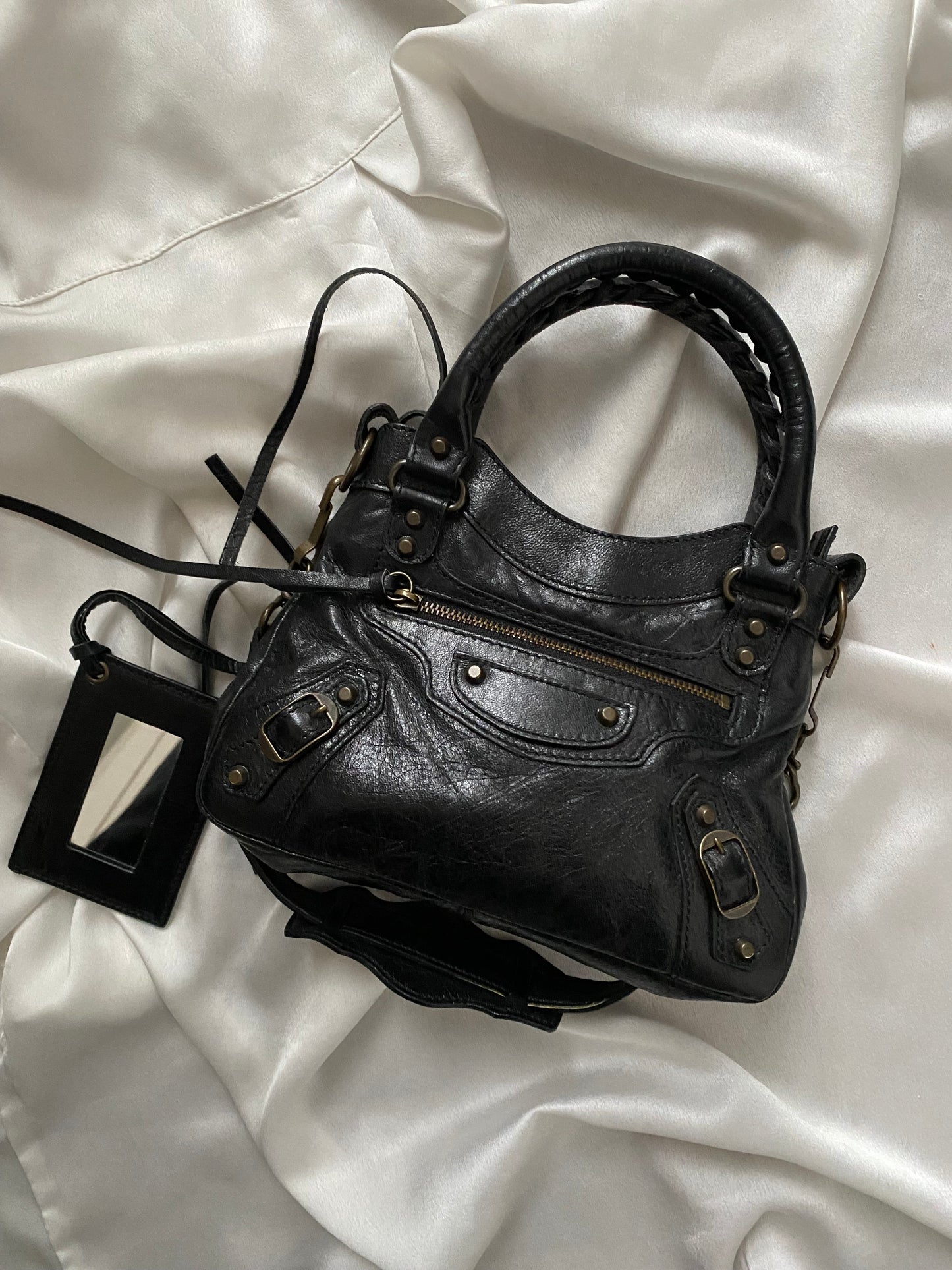 Balenciaga mini city classic chevre