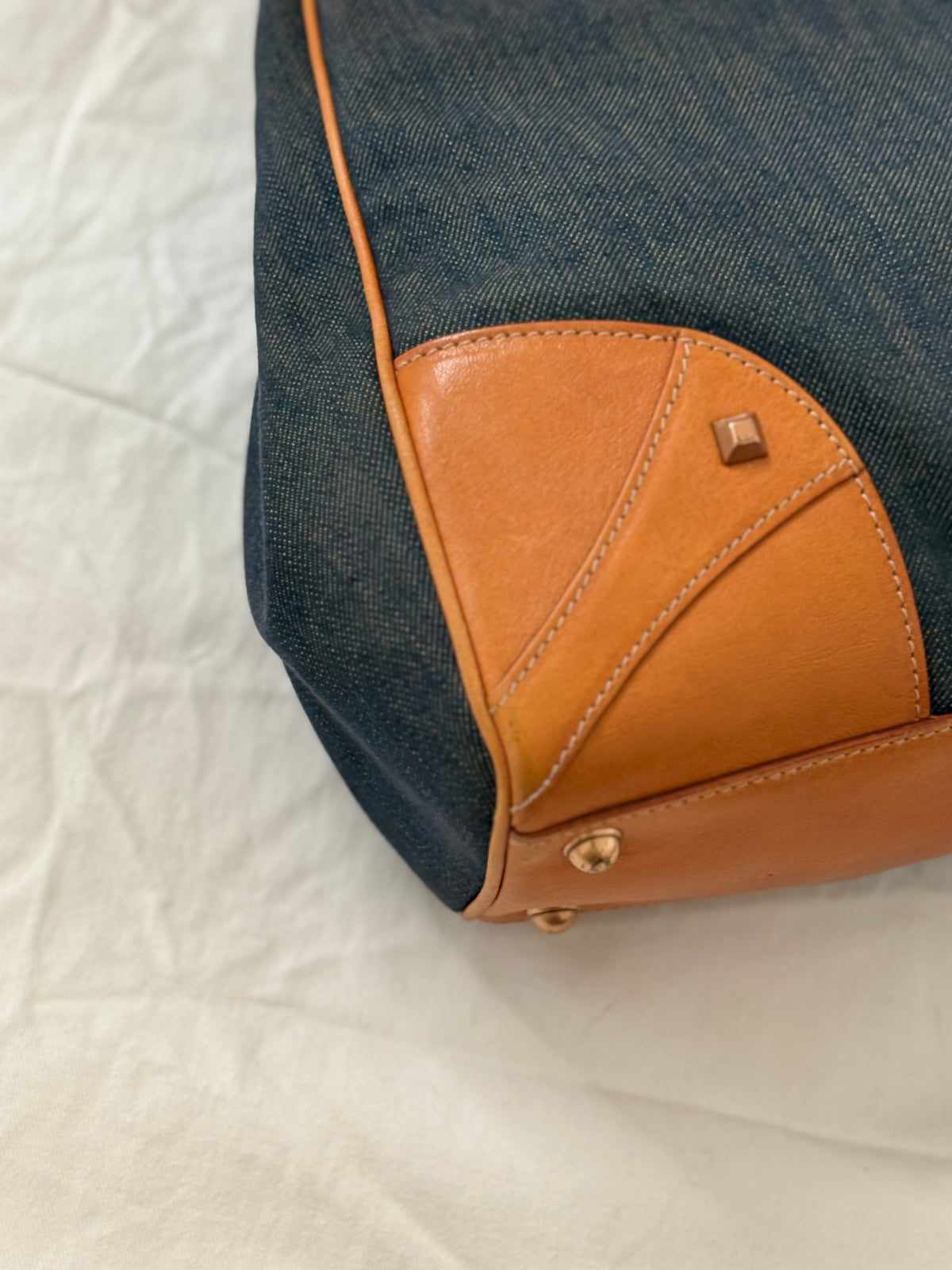Gucci bardot denim
