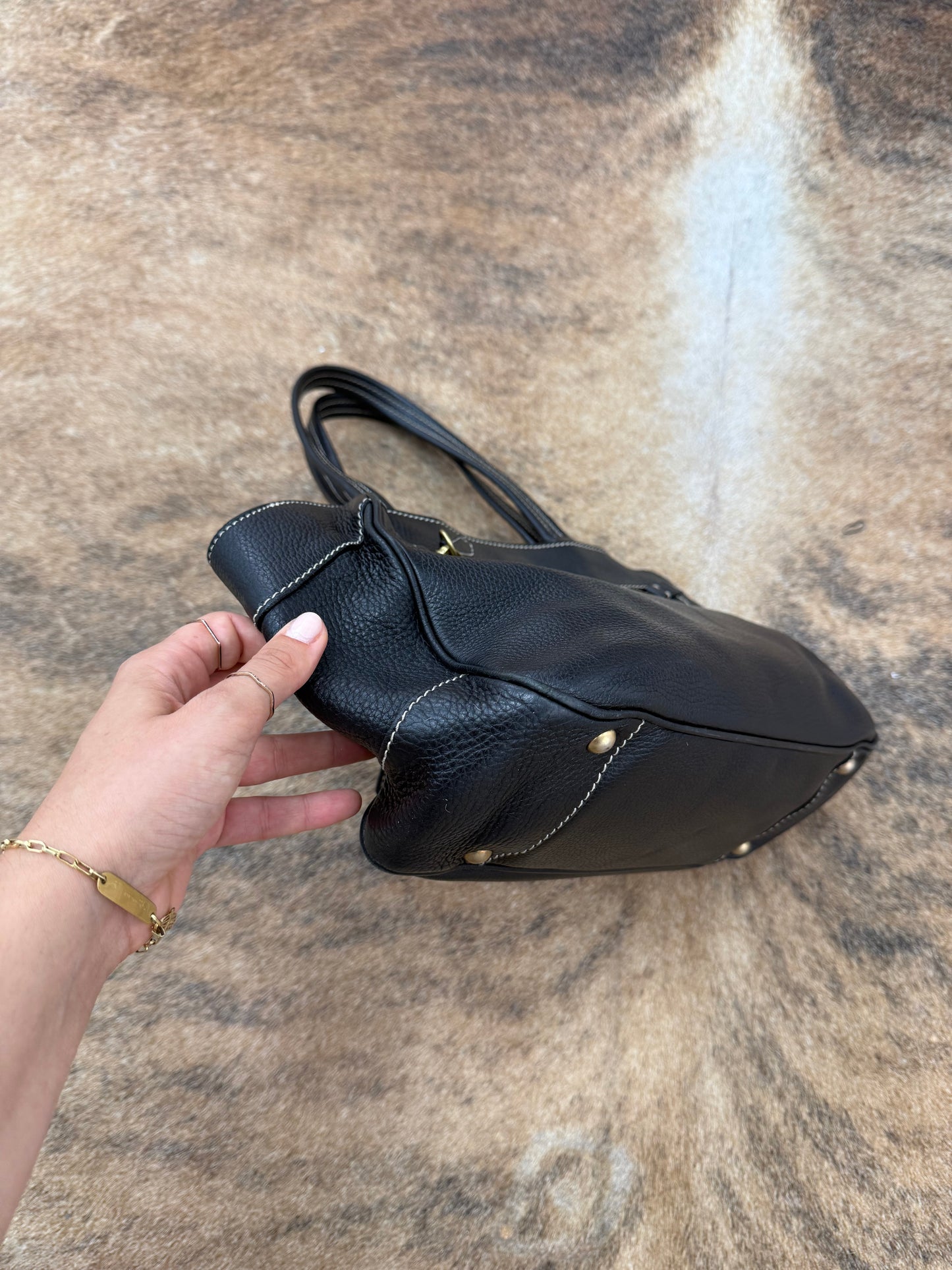 Prada double pocket black