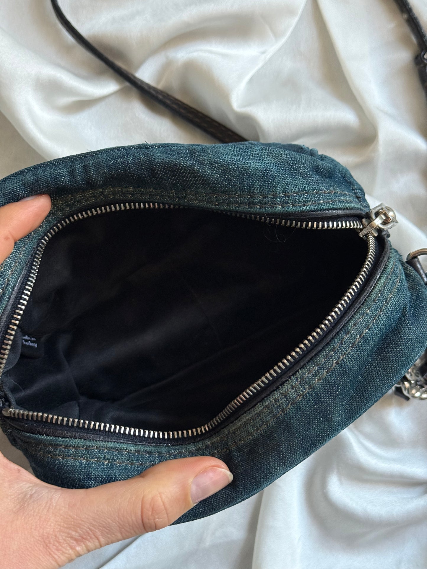 Miu Miu pochette denim