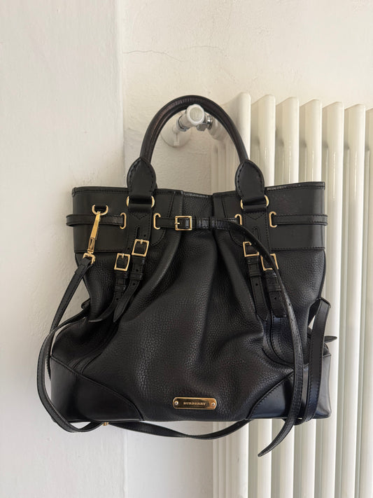 Burberry Bridle Whipstitch black