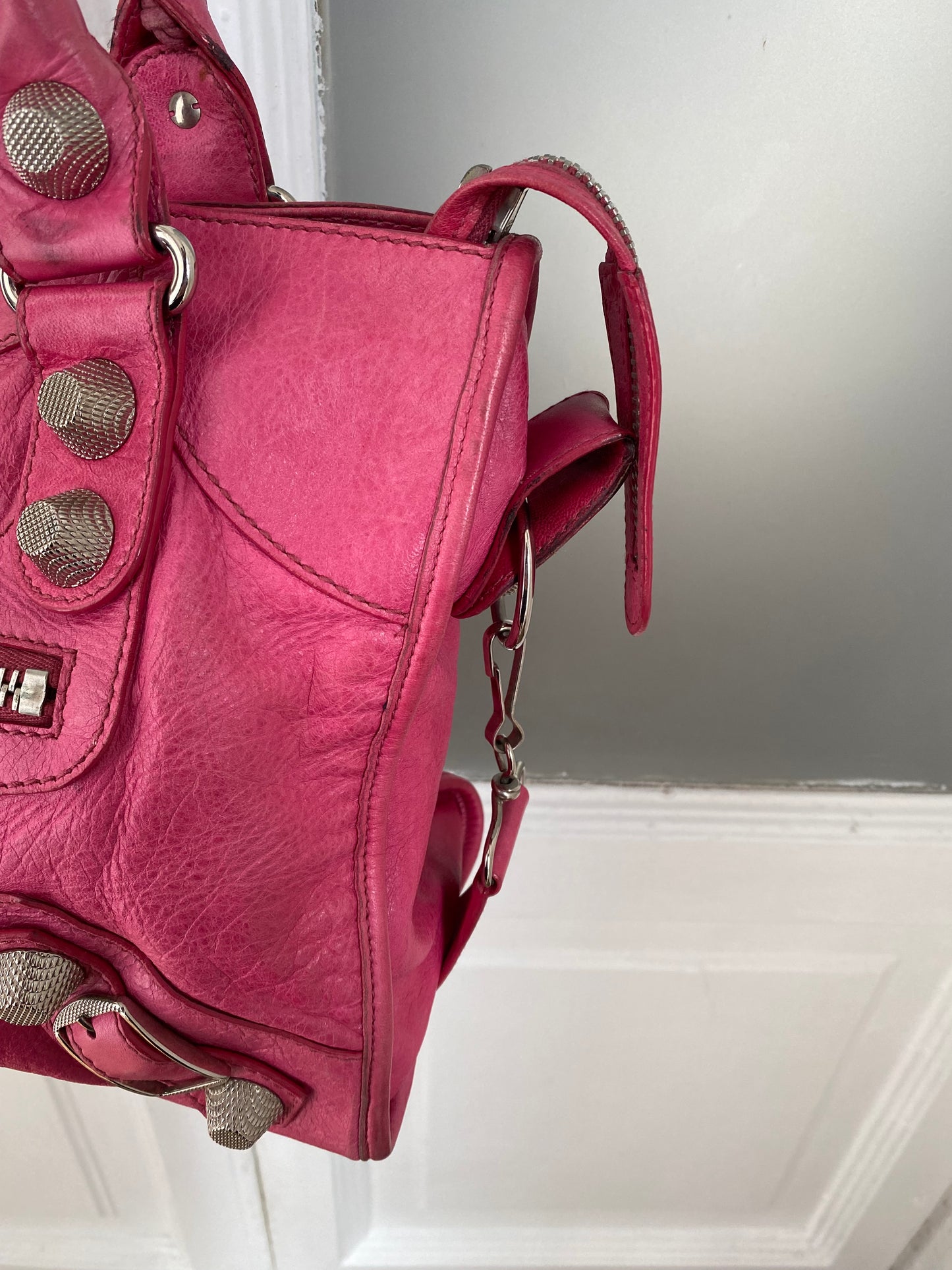 Balenciaga classic city sorbet pink