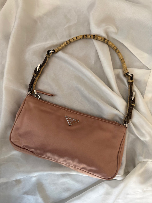 Prada hobo 2002 seta e pitone