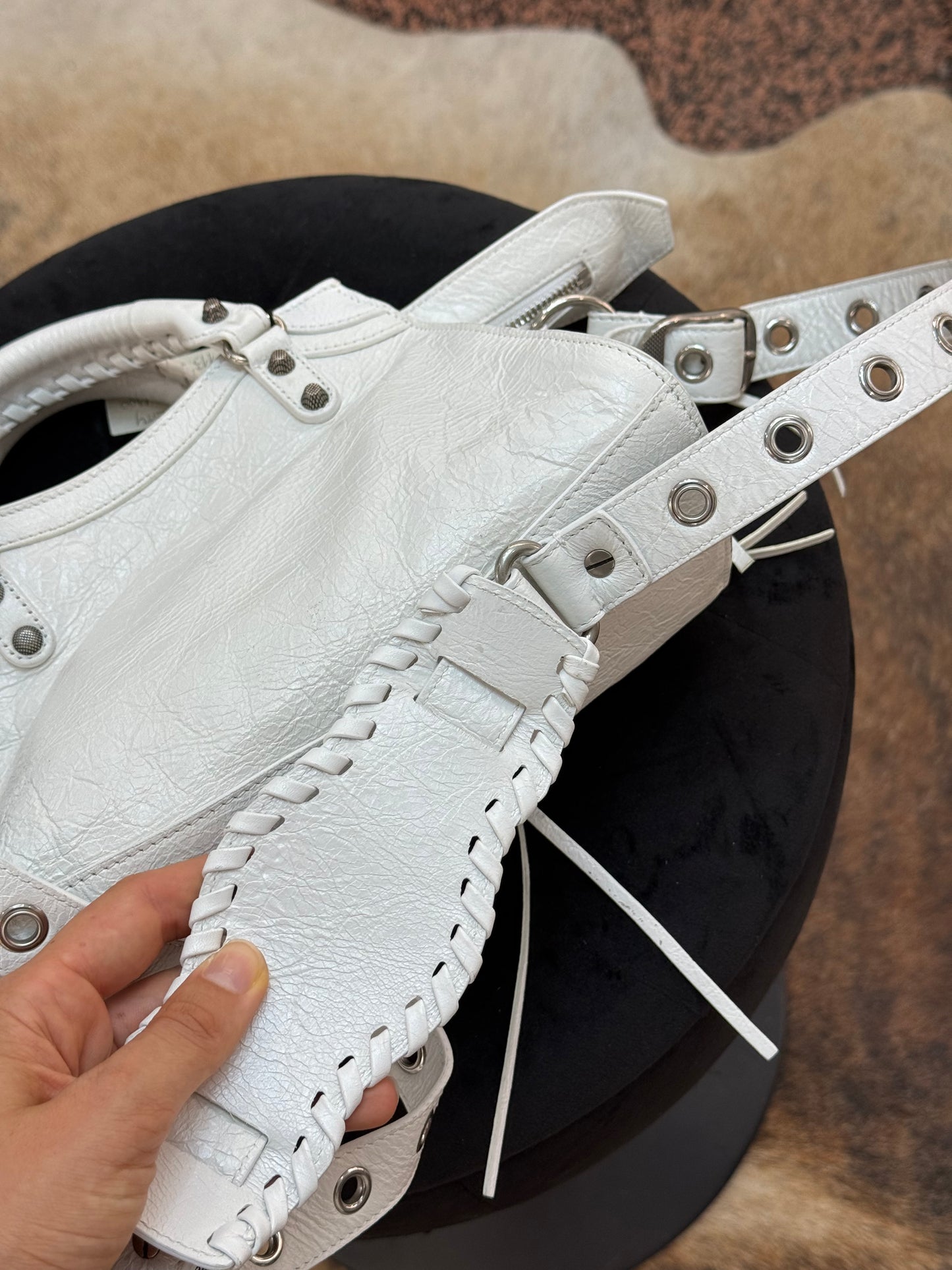 Balenciaga neo cagole city XS bianca