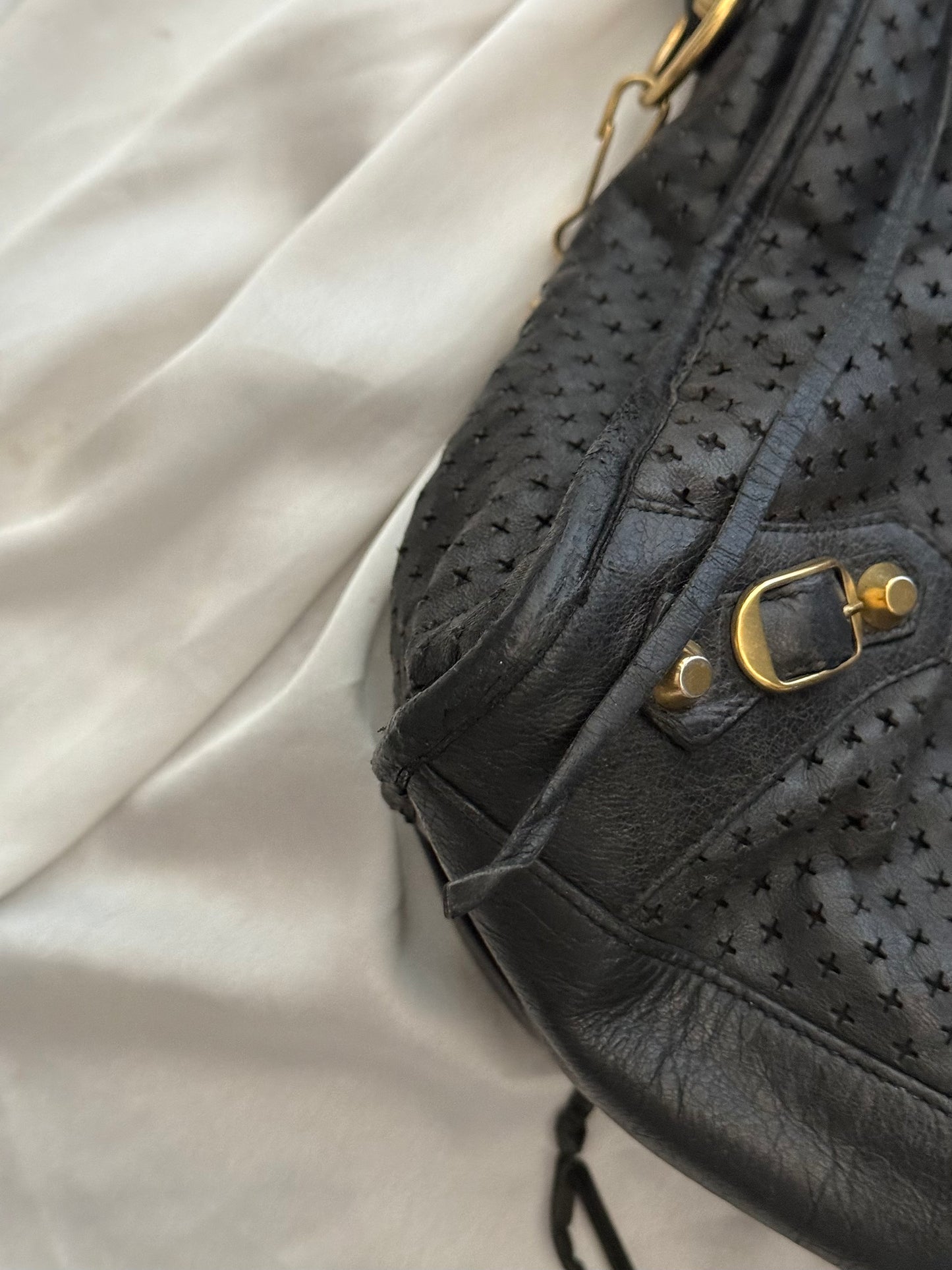 Balenciaga city perforated black 2010