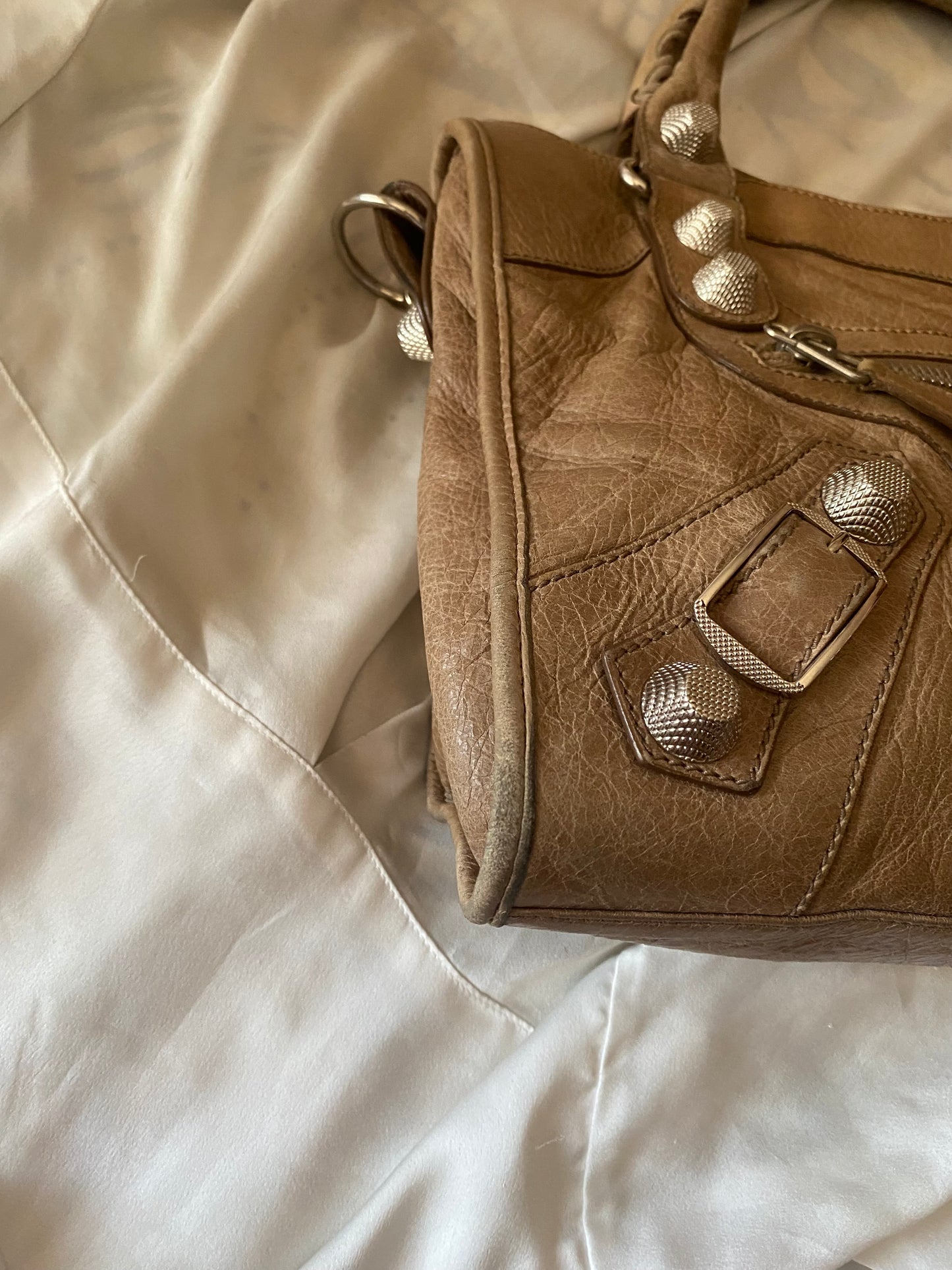 Balenciaga city seigle giant hw silver f/w 2010