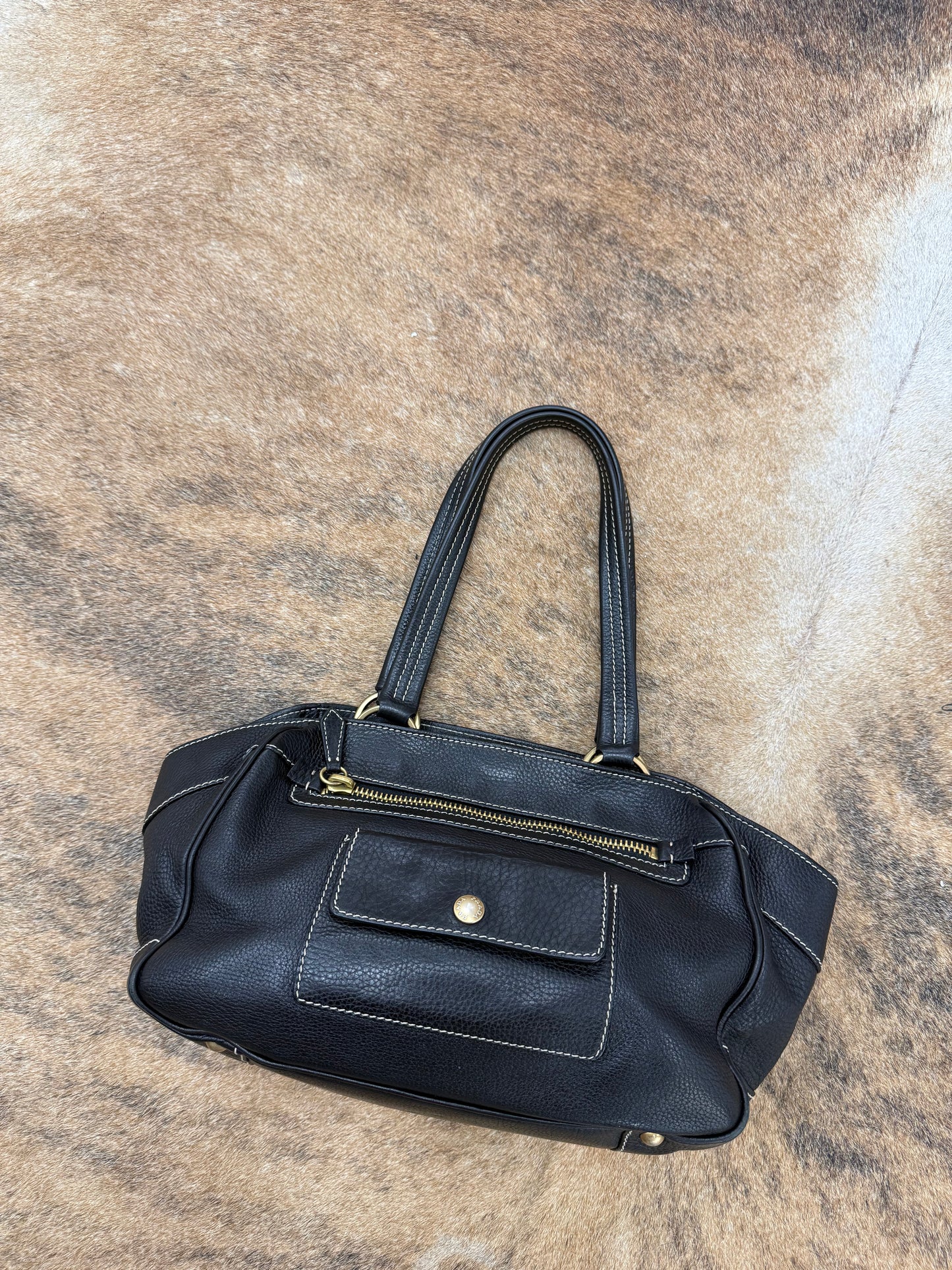 Prada double pocket black