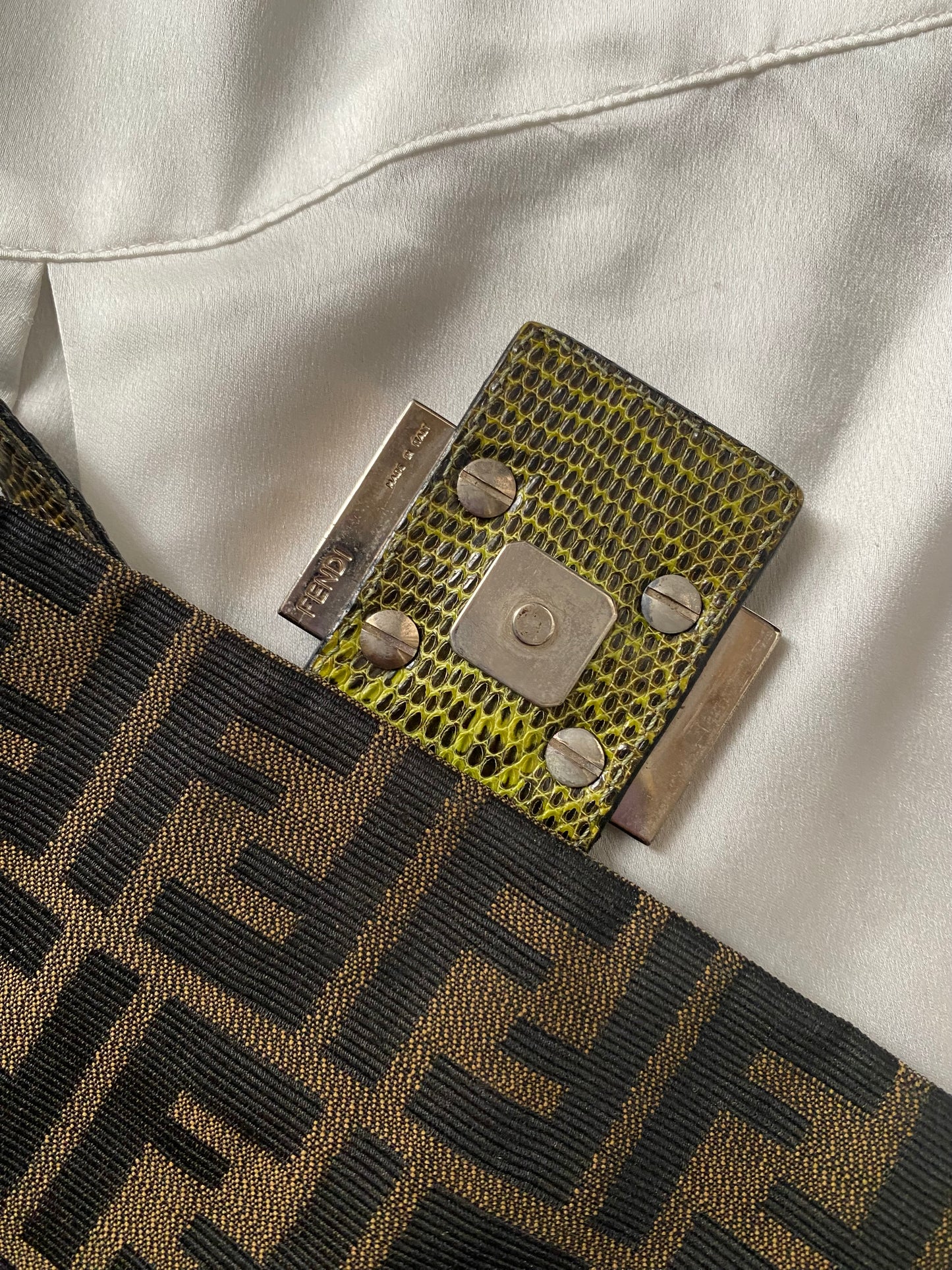 Fendi pumpkin mother with embroidery