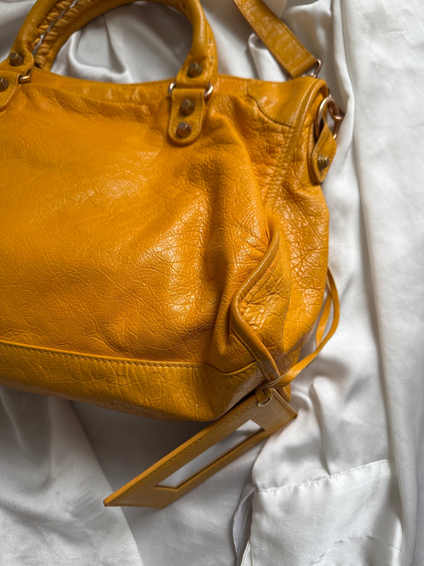 Balenciaga city giant rose gold hw mangue f/w 2012