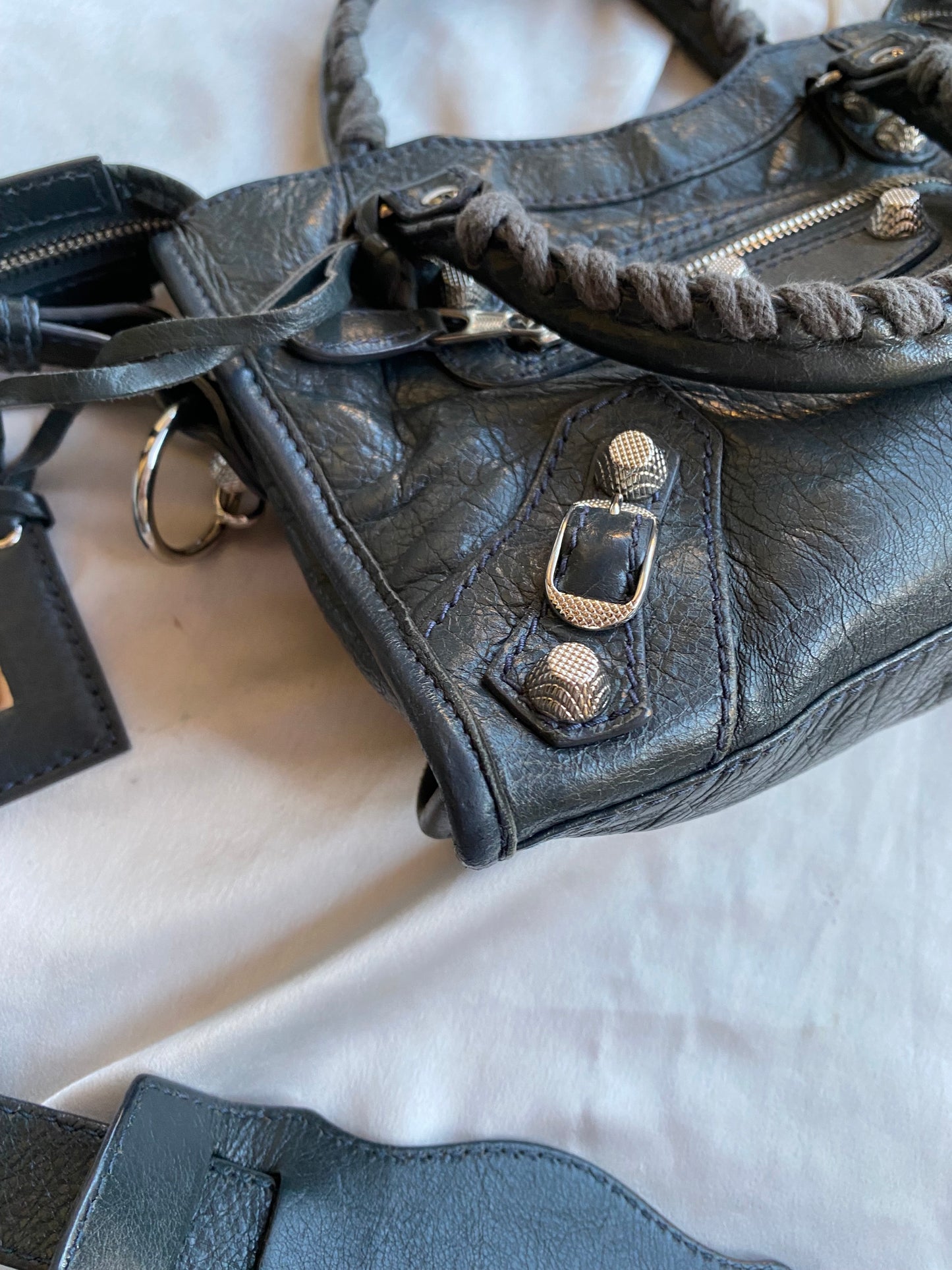 Balenciaga mini city anthracite f/w 2013