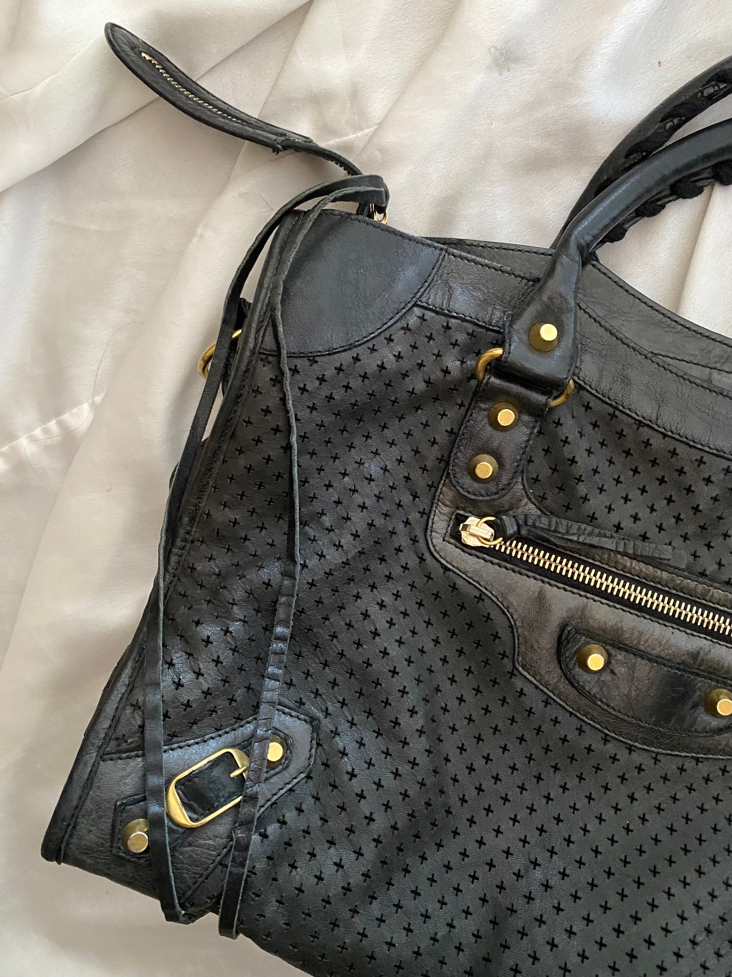 Balenciaga city perforated black 2010