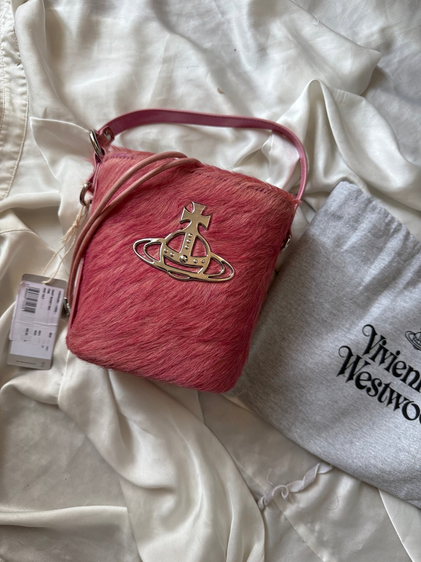 Vivienne Westwood daisy bucket pink cavallino