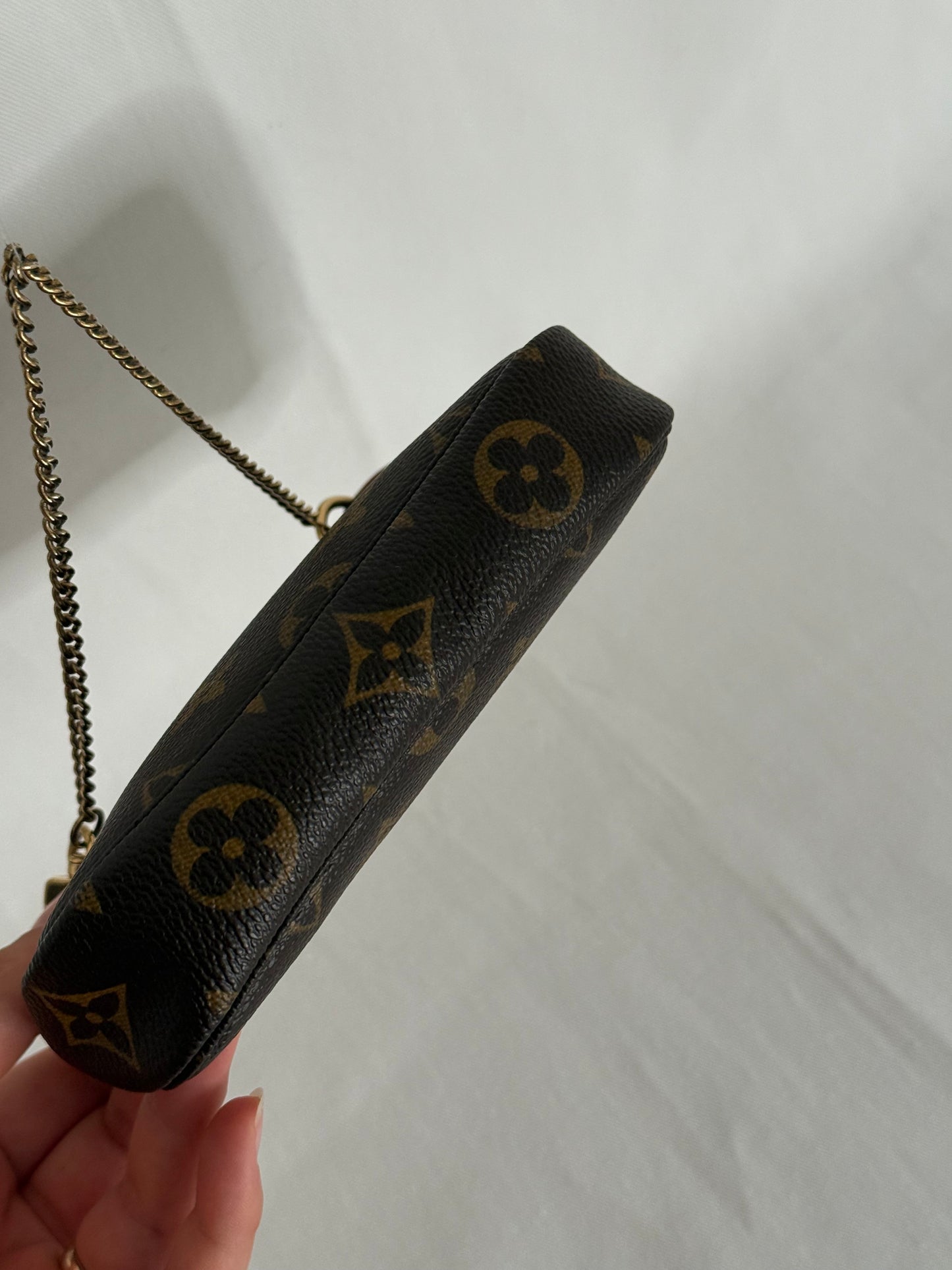 Louis Vuitton mini monogram accessory clutch bag