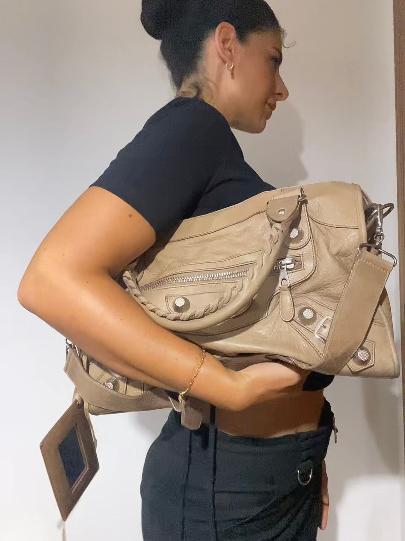 Balenciaga city seigle giant hw silver f/w 2010