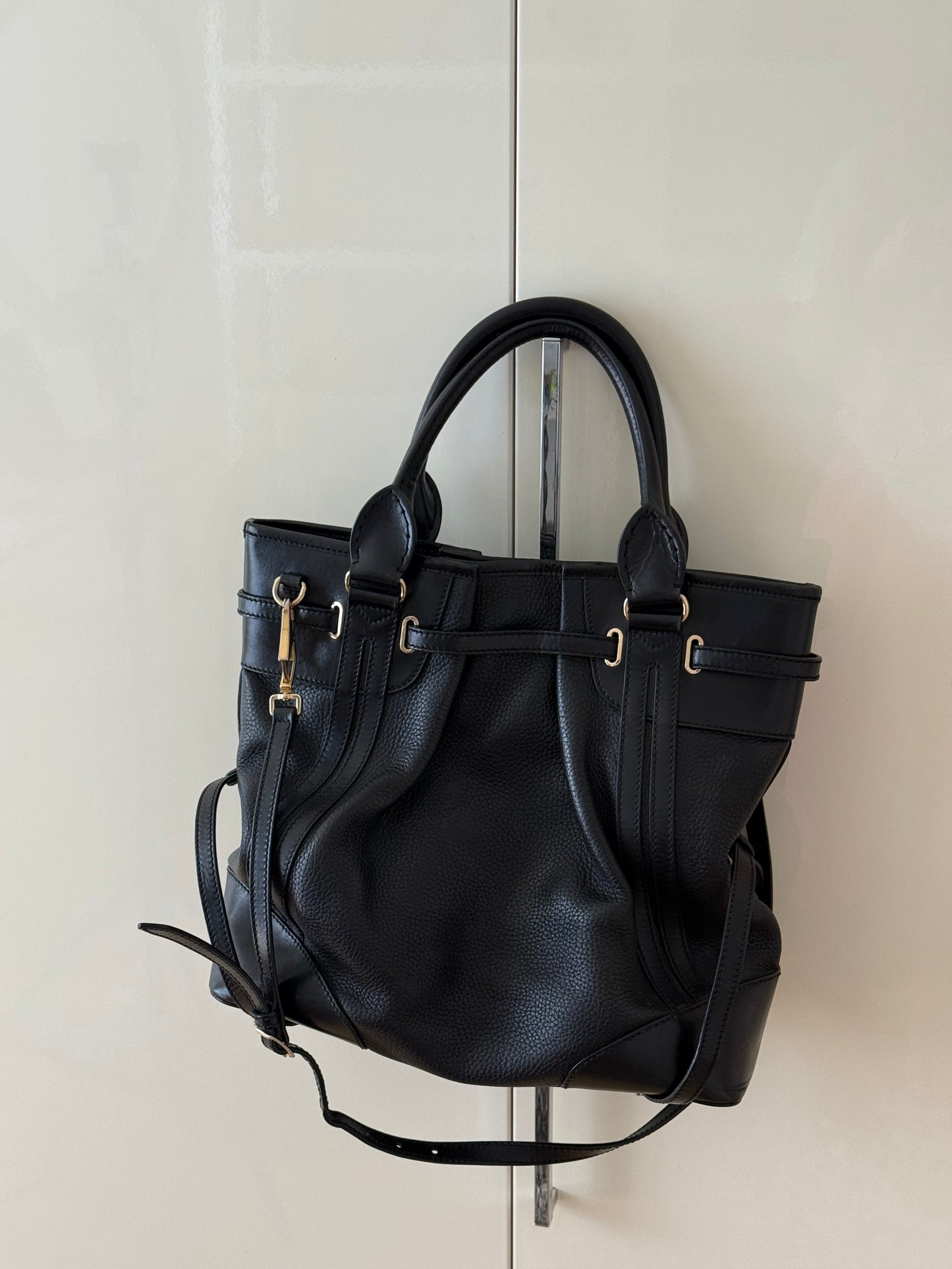 Burberry Bridle Whipstitch black