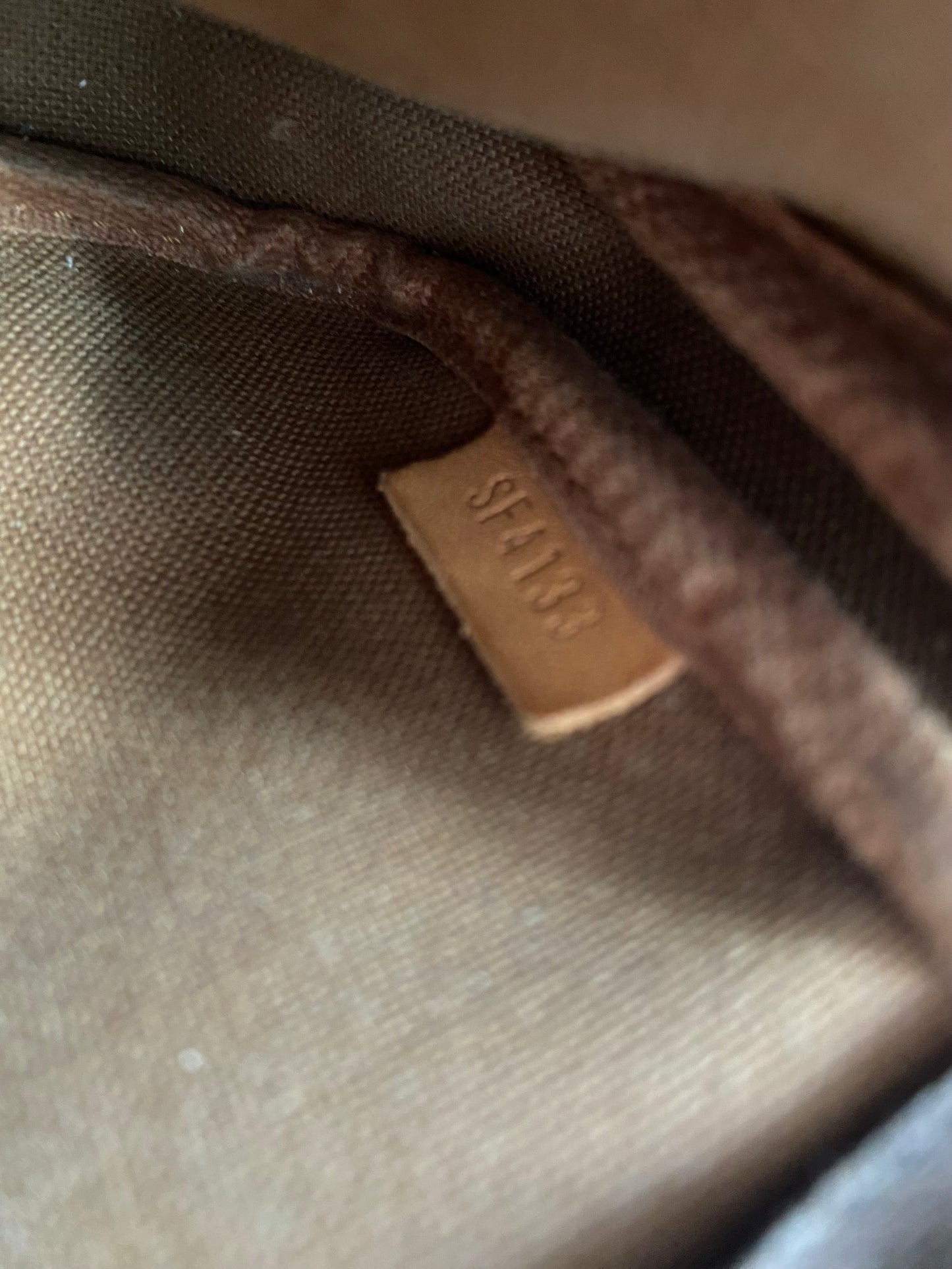 Louis Vuitton mini monogram accessory clutch bag