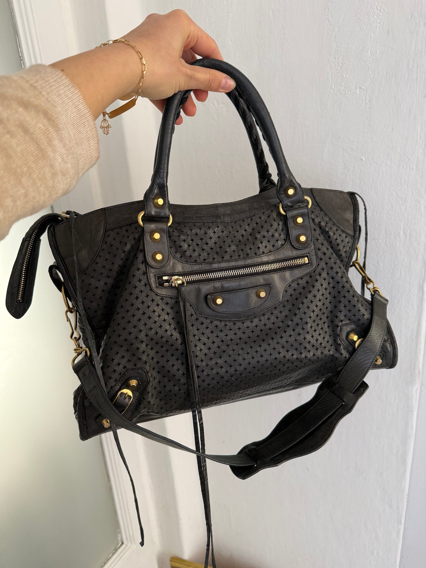 Balenciaga city perforated black 2010