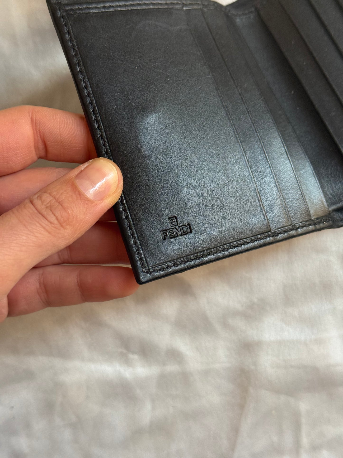 Fendi portafoglio zucchino small