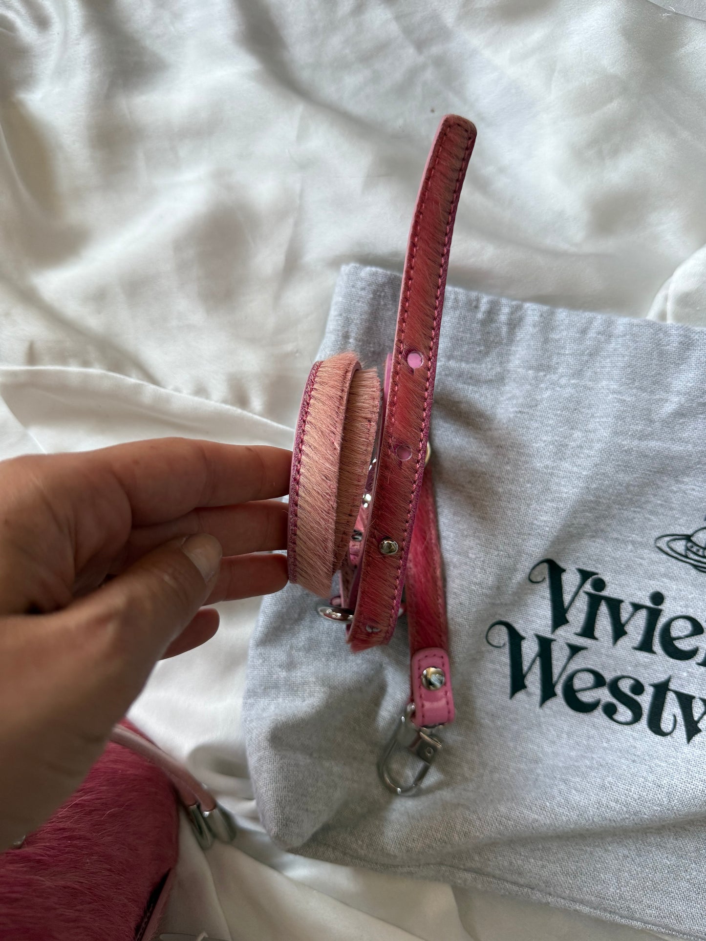 Vivienne Westwood daisy bucket pink cavallino