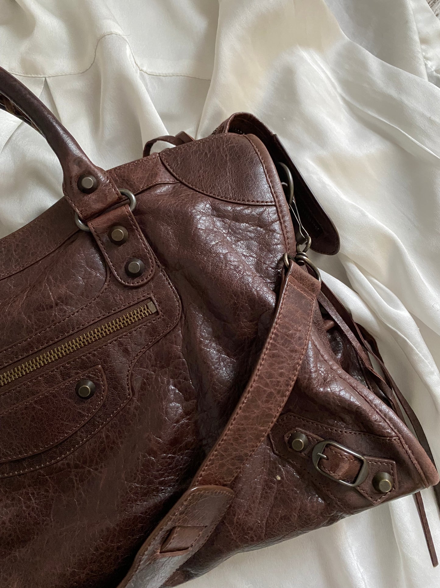 Balenciaga city cigar fonce classic hw f/w 2013