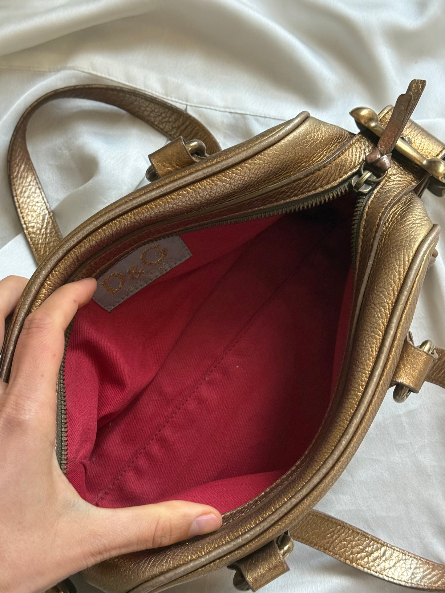 D&G maxi fibbie oro