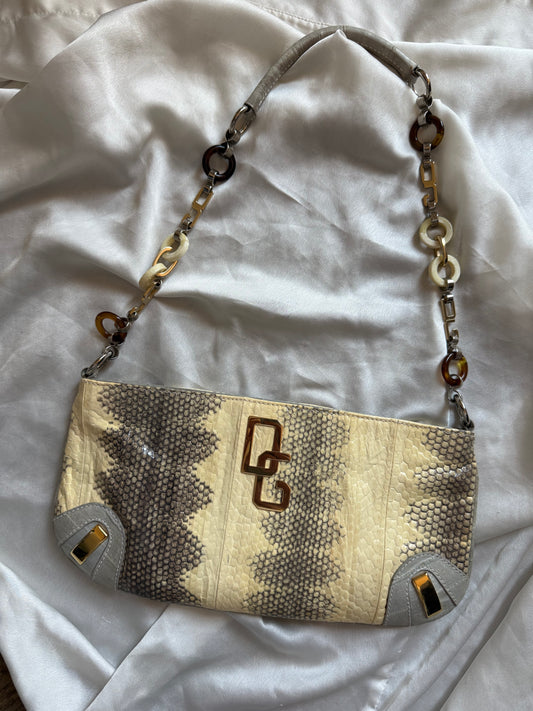 Dolce&Gabbana pochette pitone chain