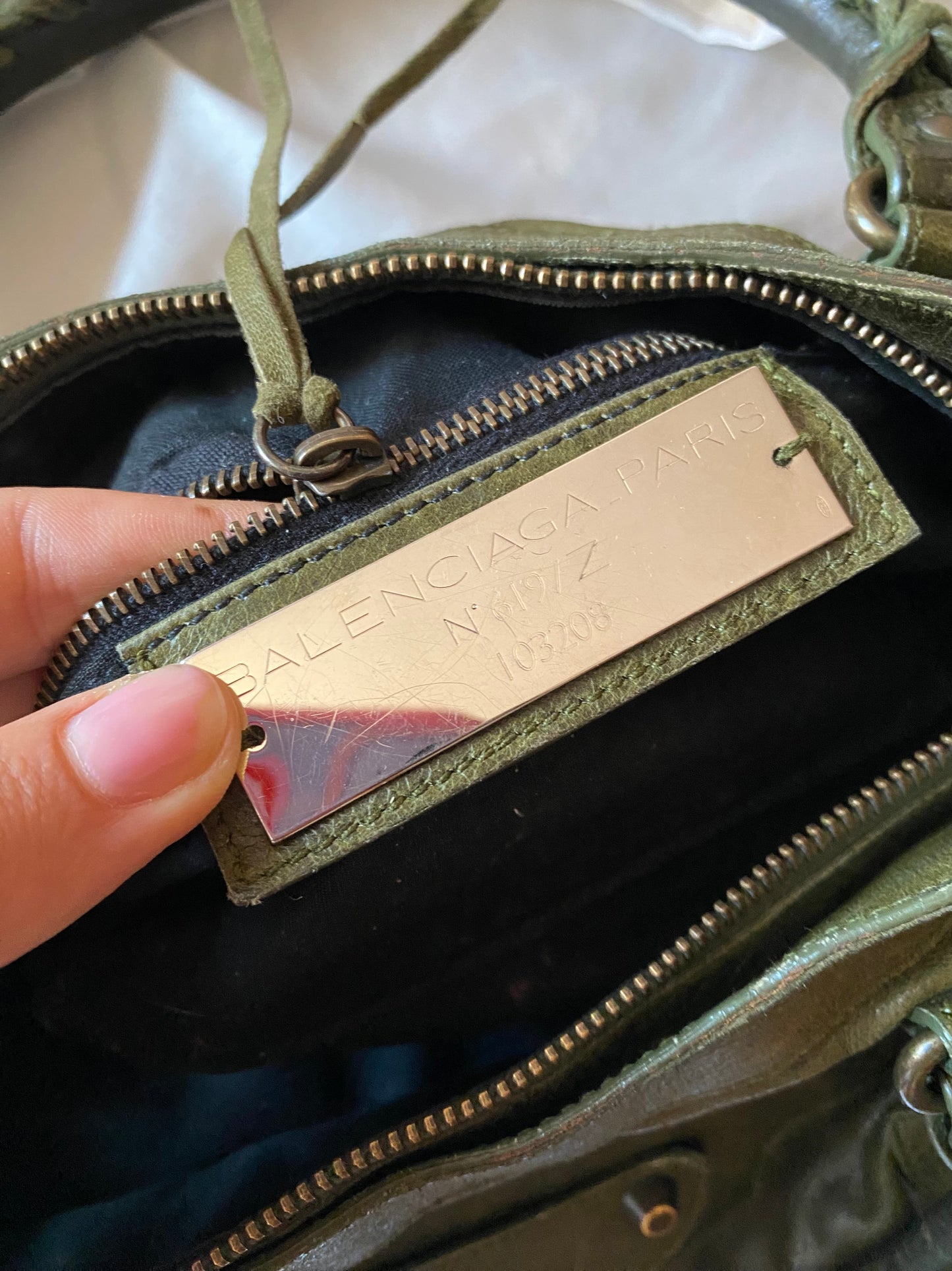 Balenciaga first olive fw 2005