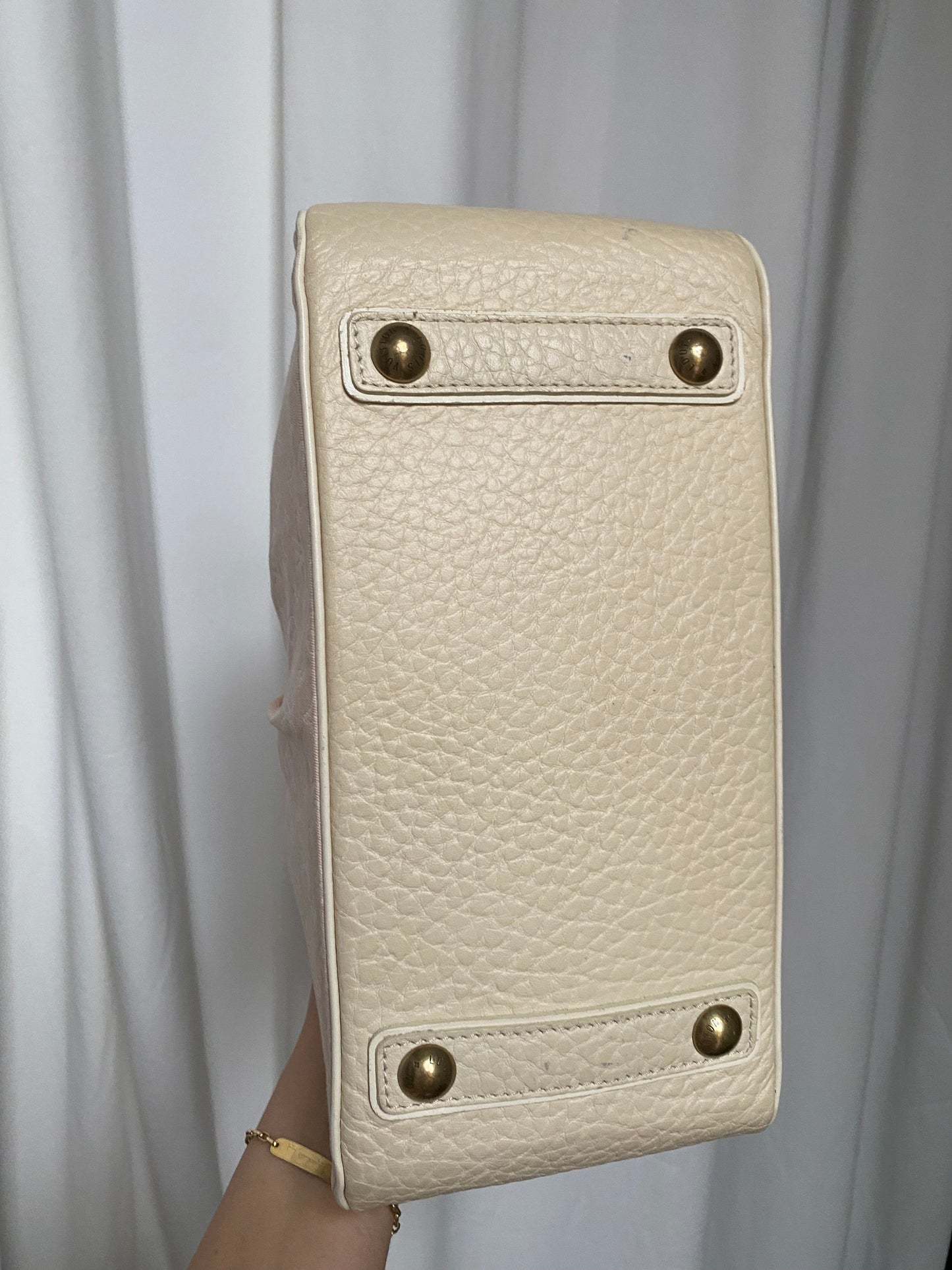 Louis Vuitton Mini Lin Trapeze PM pink denim