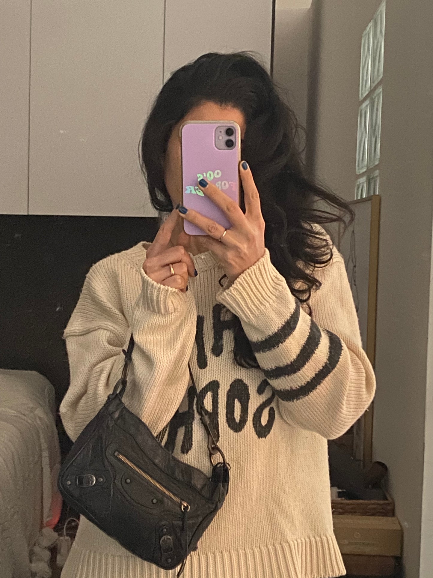 Balenciaga hip black