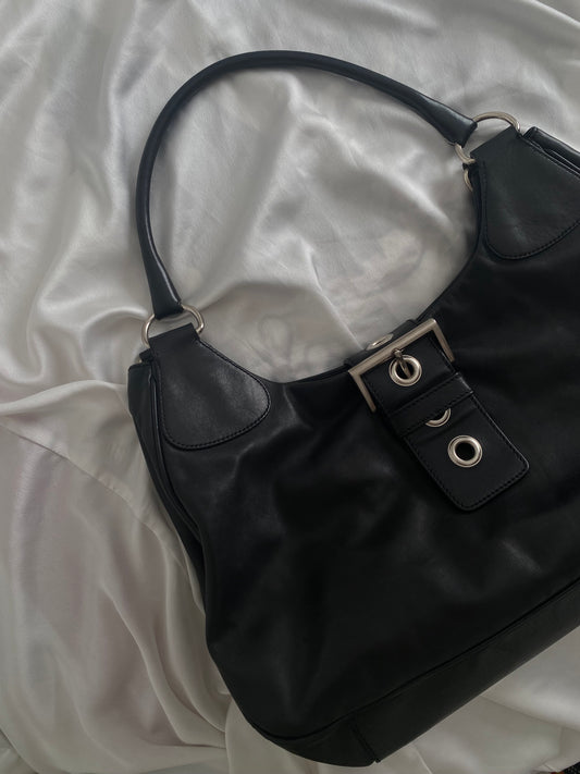 Prada Moon in black leather