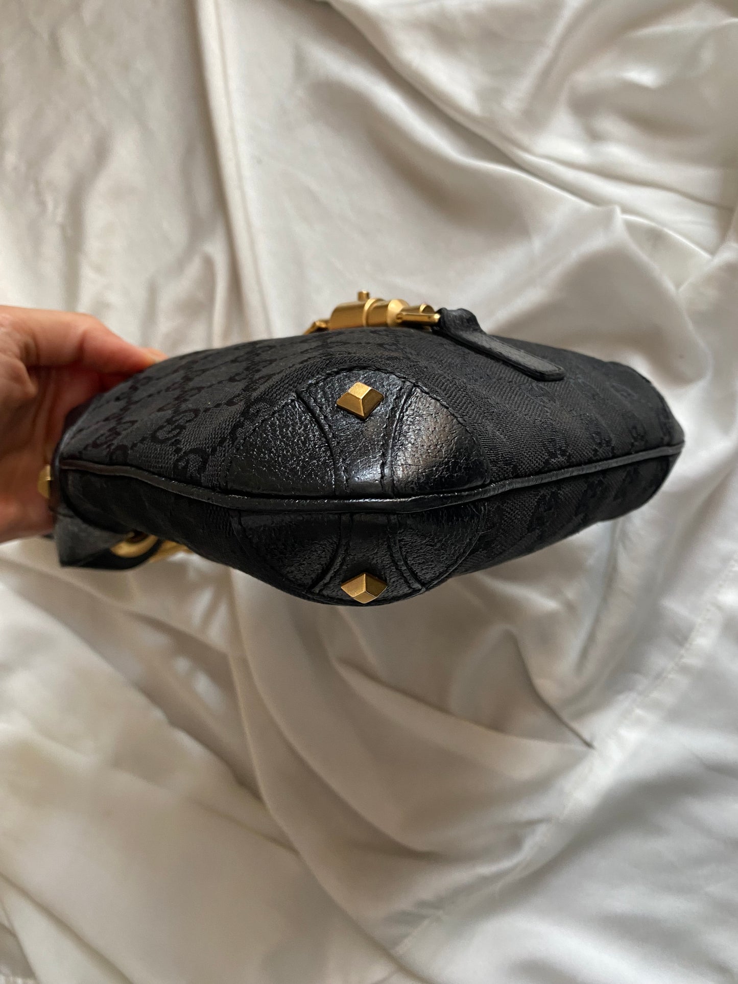 Gucci new Jackie mini era Frida Giannini black monogram