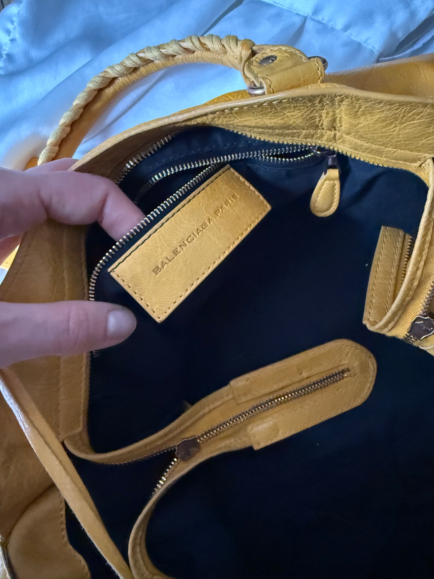 Balenciaga city giant rose gold hw mangue f/w 2012