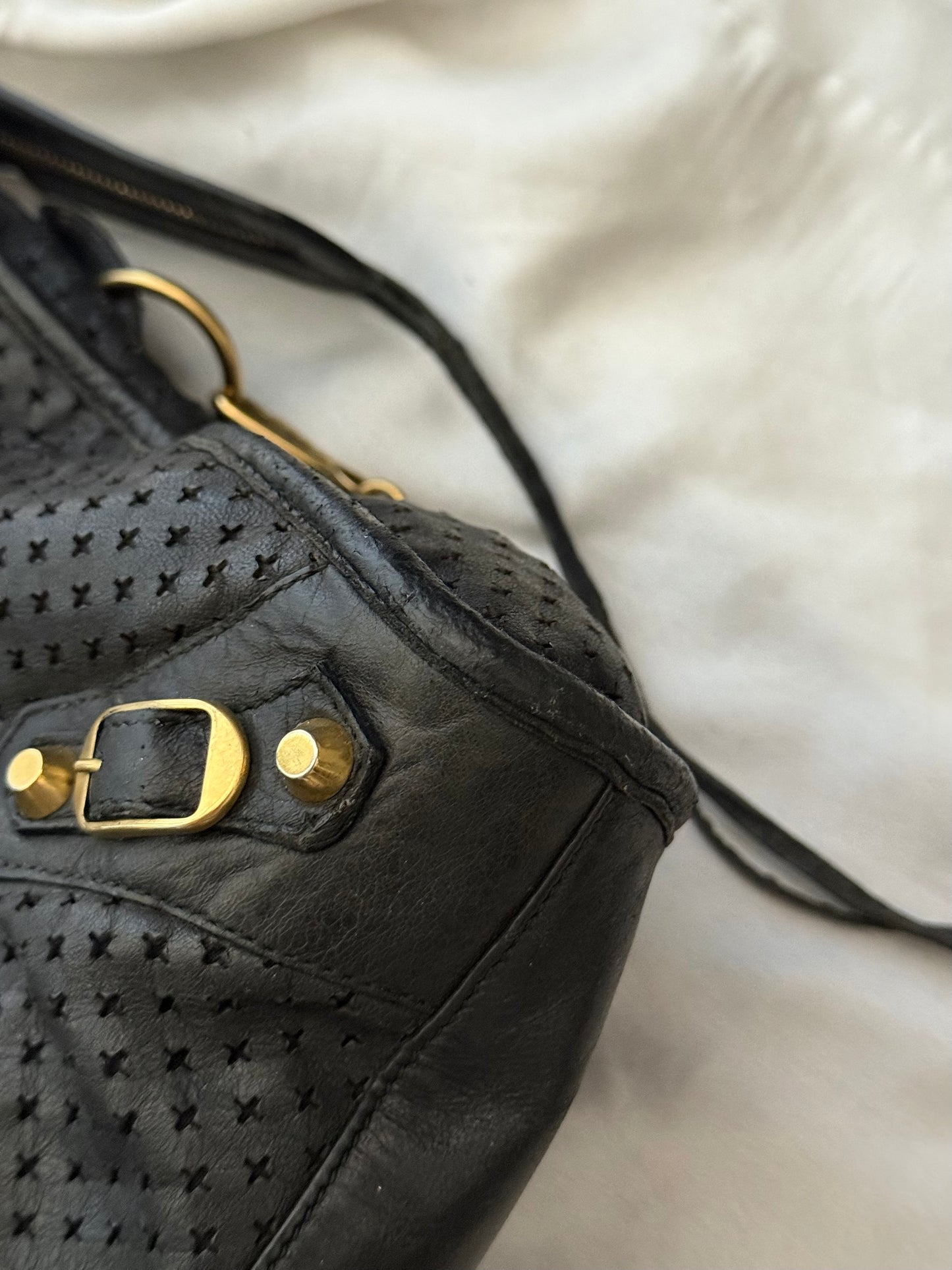 Balenciaga city perforated black 2010