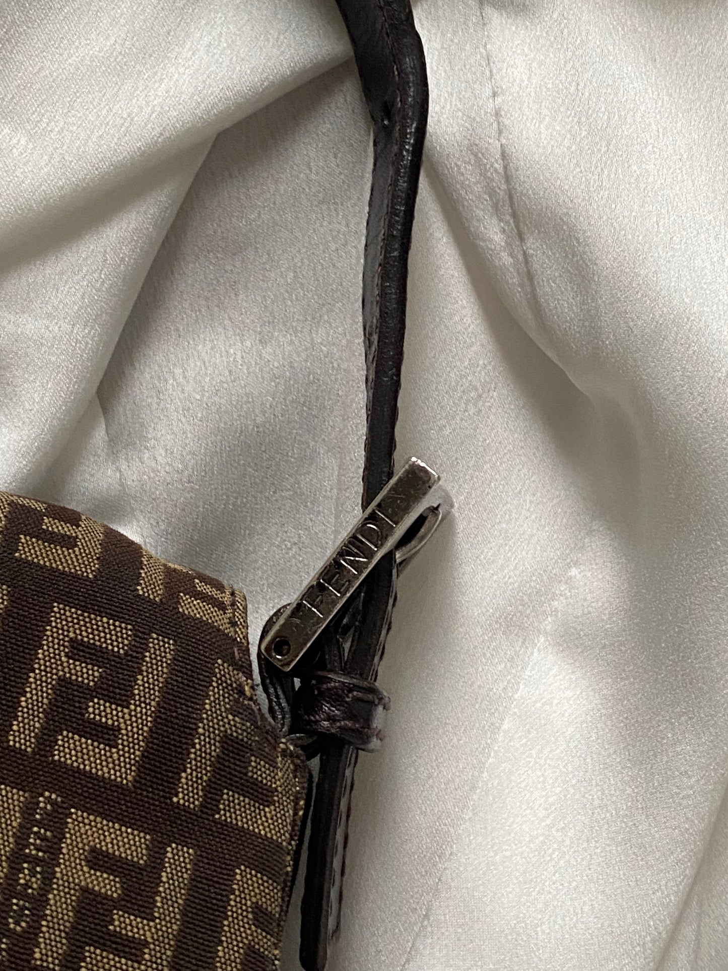 Fendi mom baguette zucchini brown