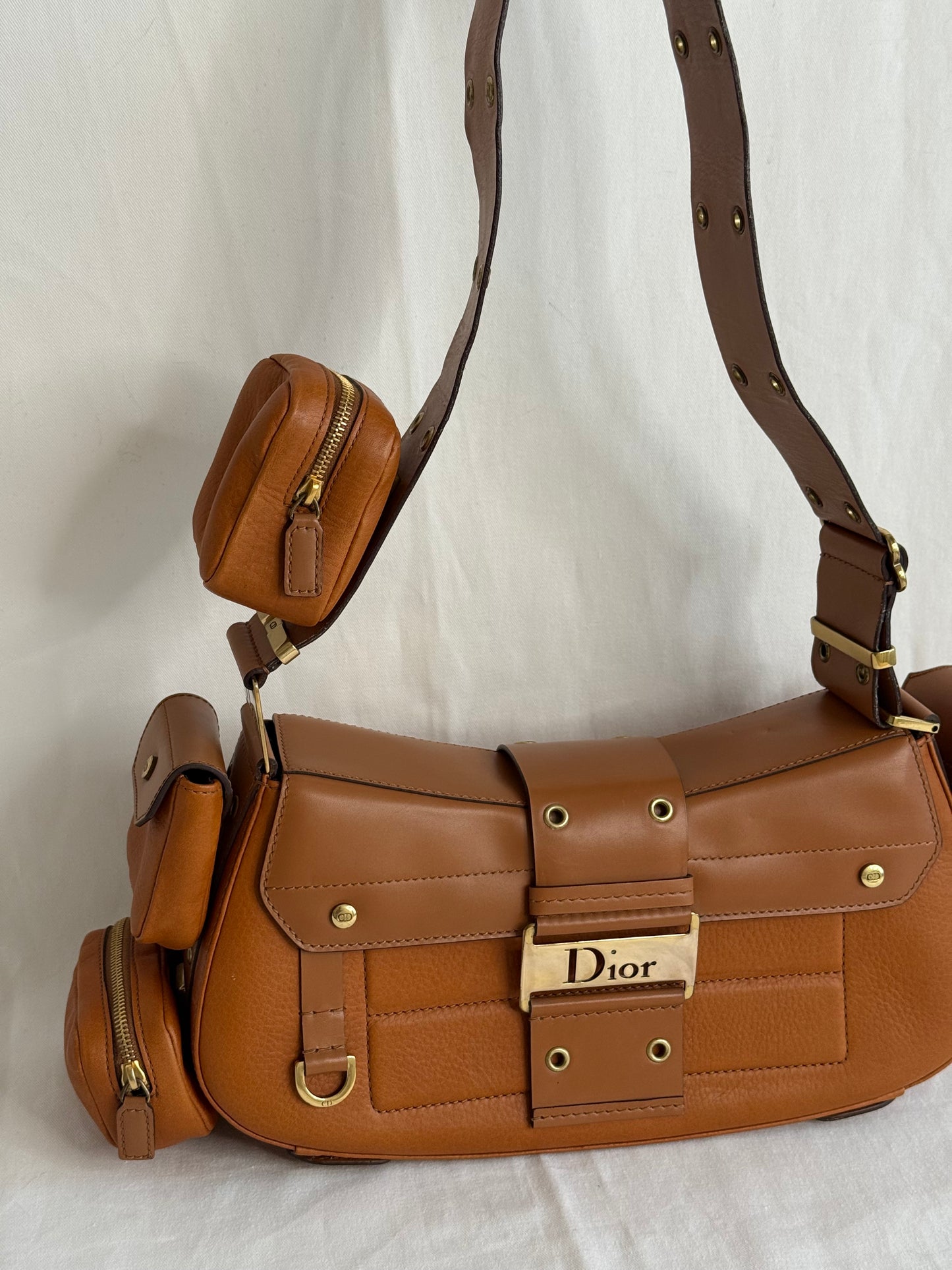Dior columbus multipocket tan brown