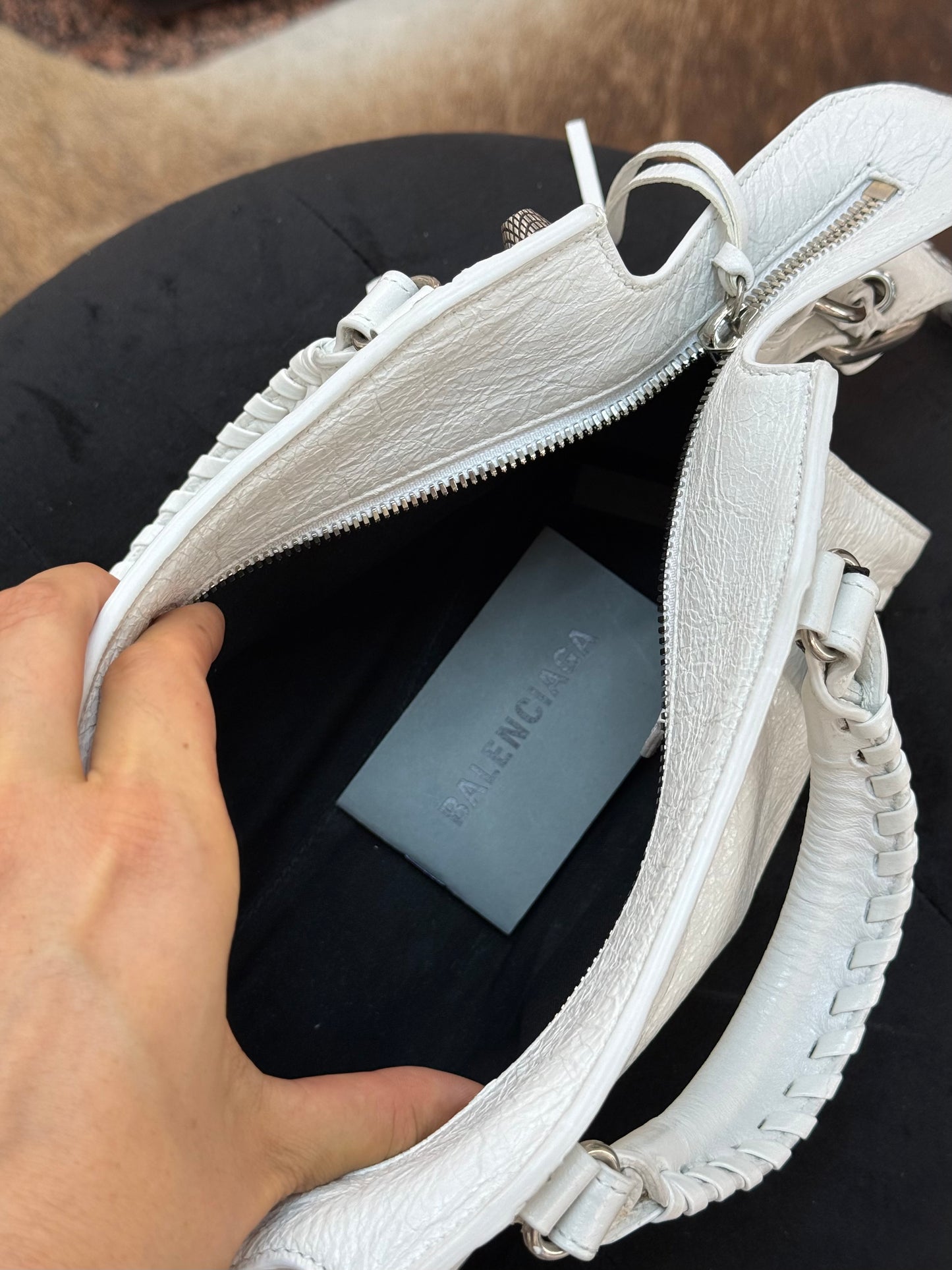 Balenciaga neo cagole city XS bianca
