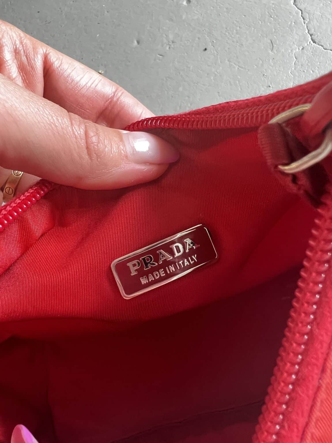 Prada mini hobo edition 2000 cherry