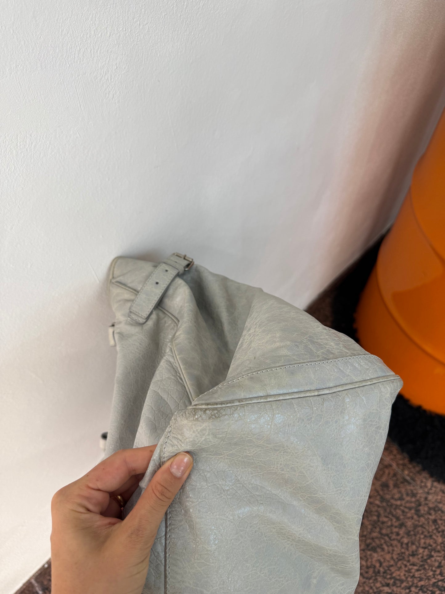 Balenciaga cube pocket argent f/w 2008