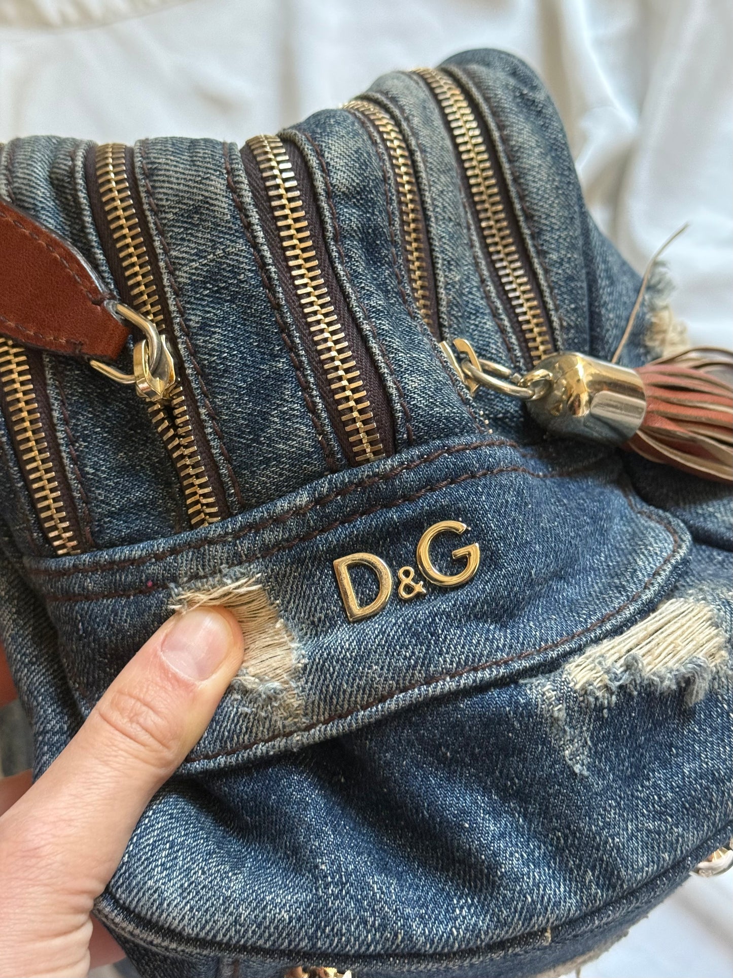 Dolce&Gabbana lily glam bag denim